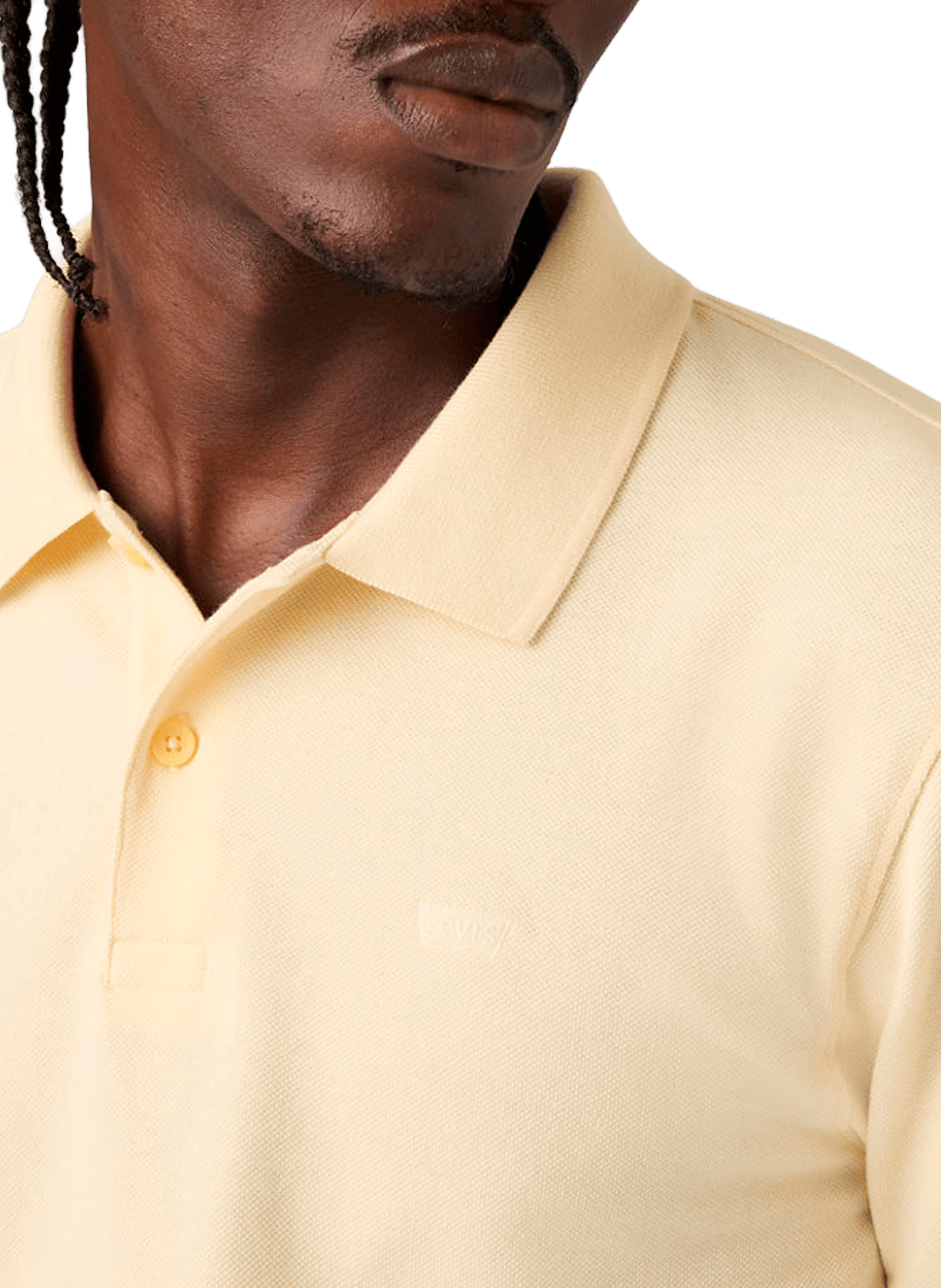 Straight cotton polo shirt LEVI'S Yellow
