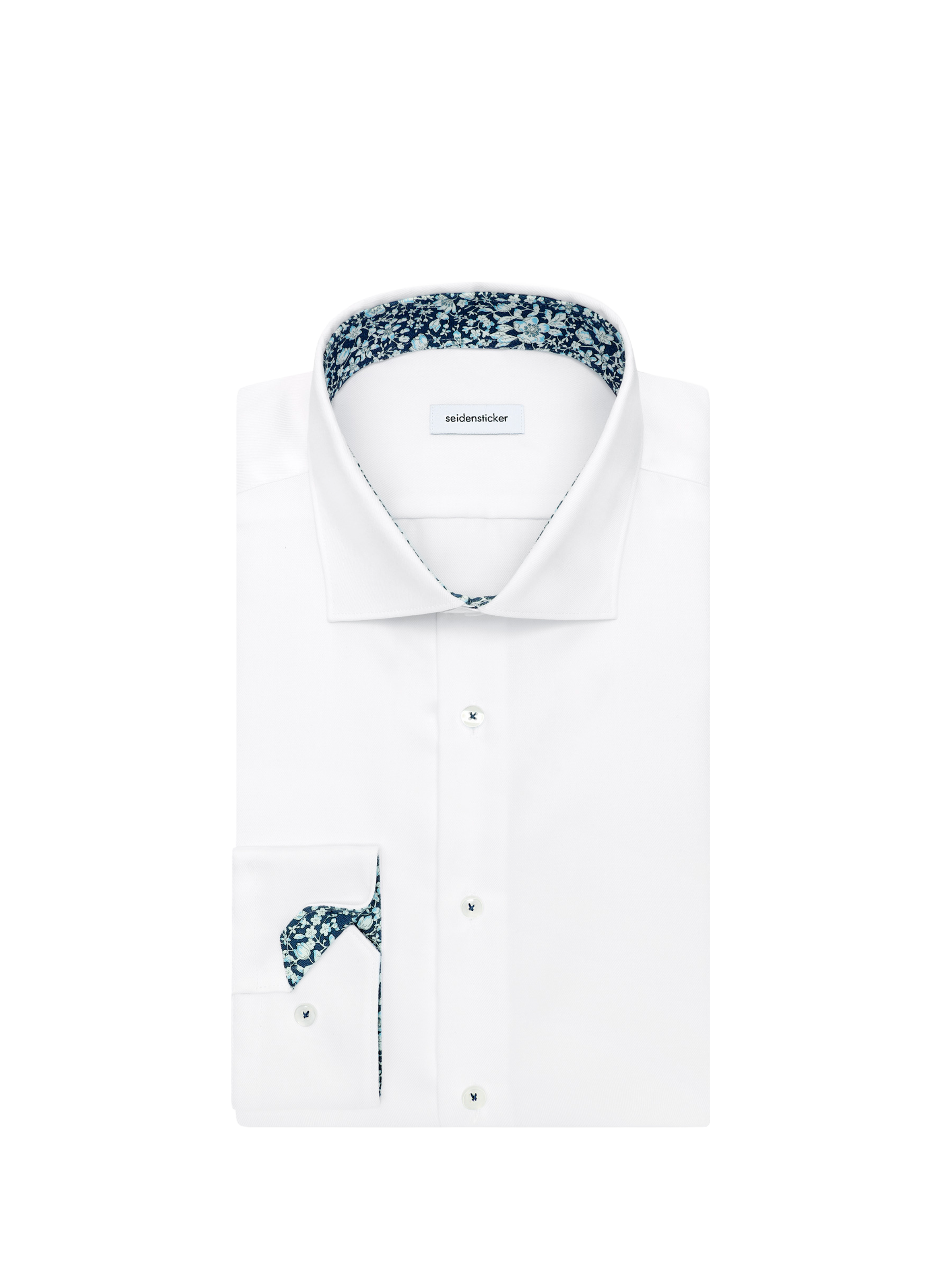 Cotton poplin shirt SEIDENSTICKER White