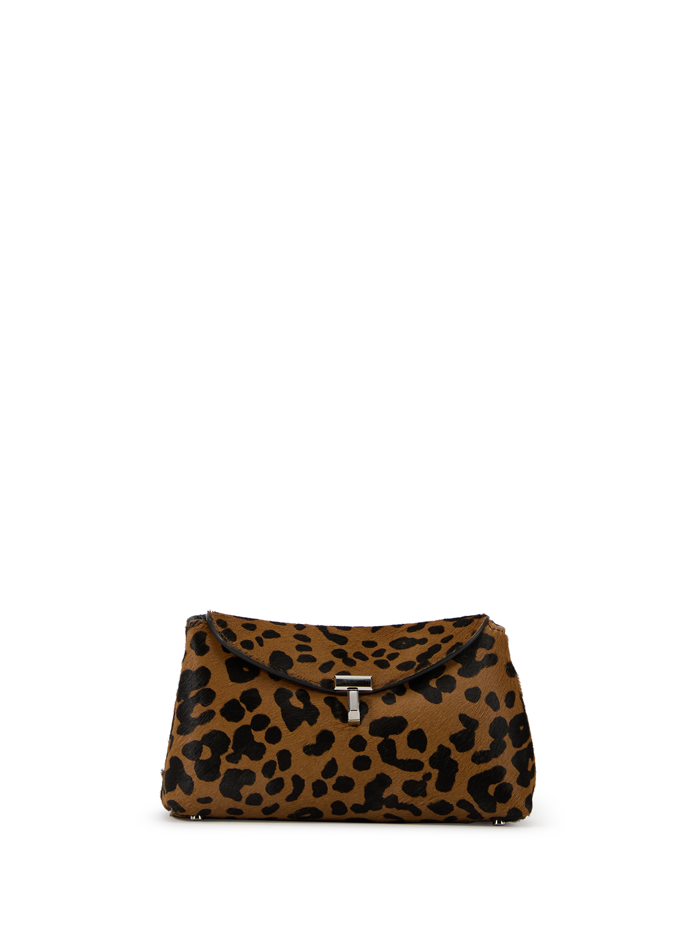 Animal print leather clutch TOTEME Multicolour
