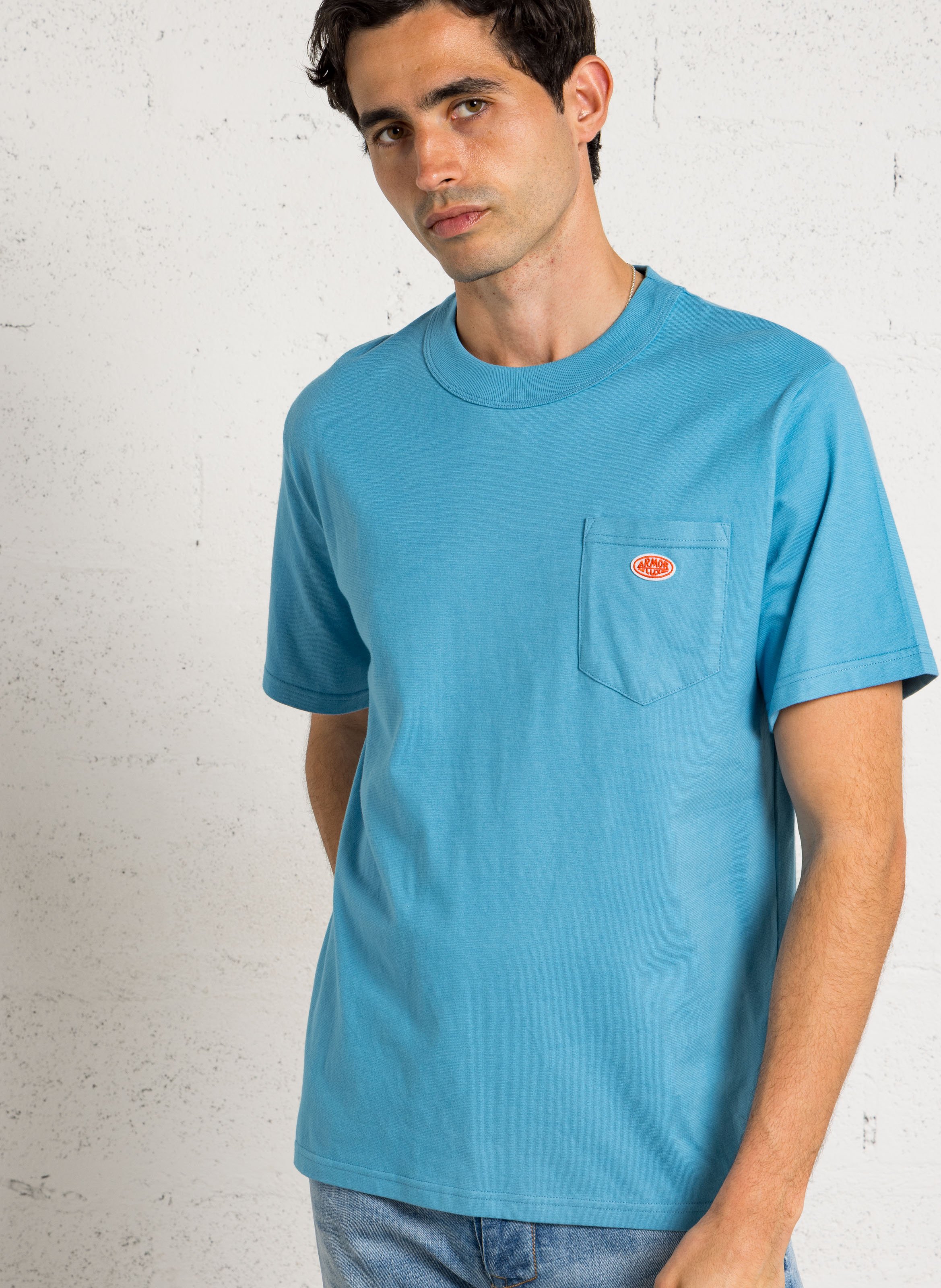 Tee-shirt droit en coton bio heritage ARMOR-LUX Beige