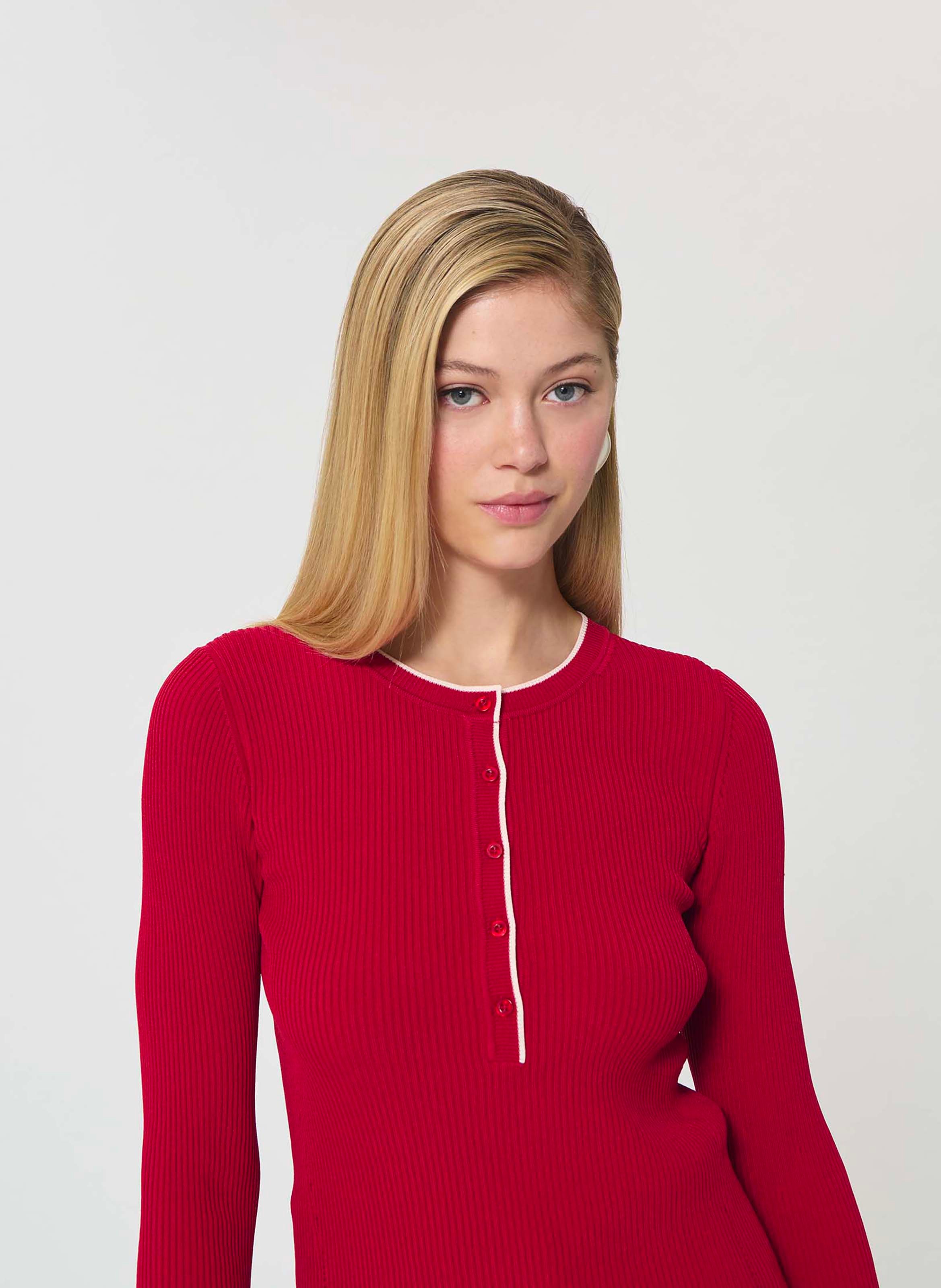 Pull paulie TARA JARMON Rouge