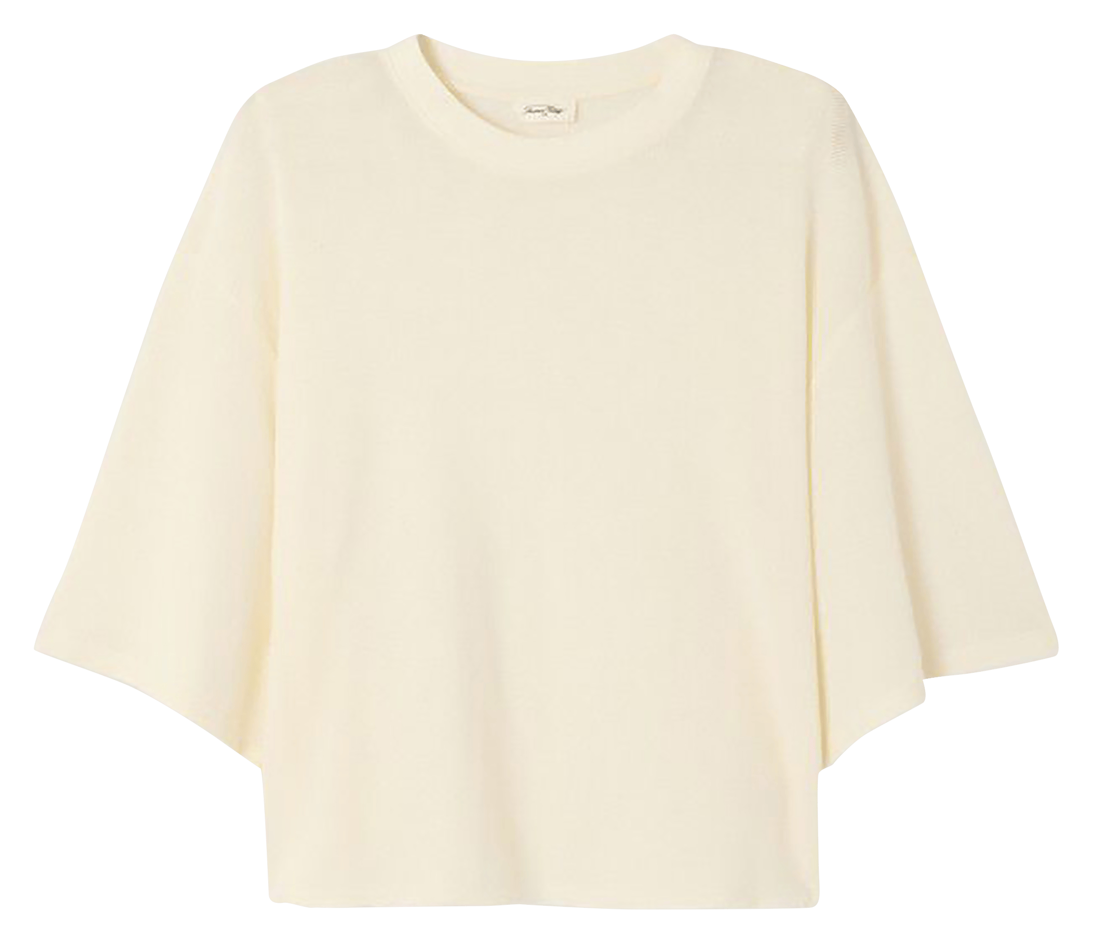 Tee-shirt oversize col rond en coton atatrip AMERICAN VINTAGE Beige