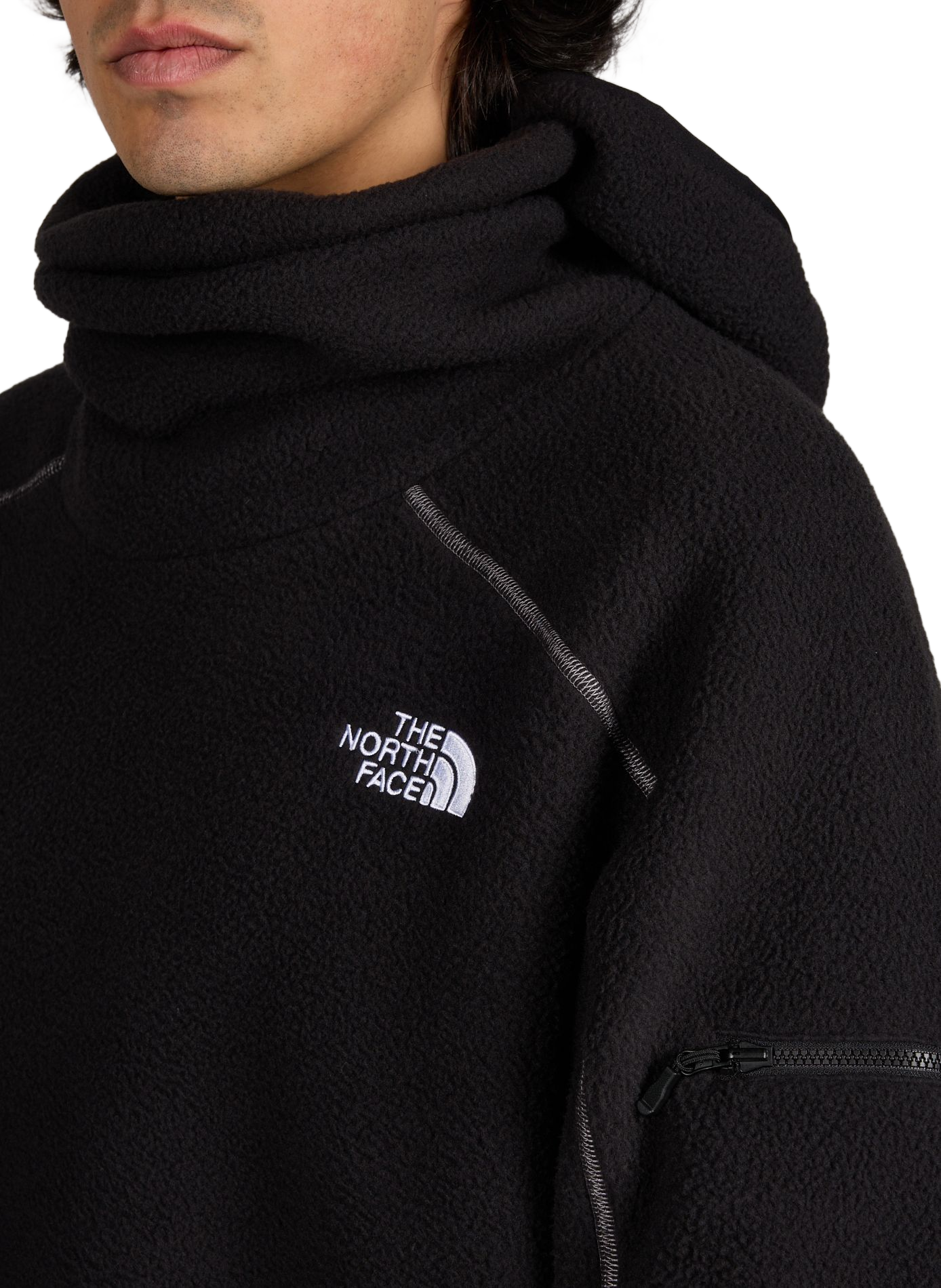 Polaire à cagoule NSE à logo THE NORTH FACE Noir