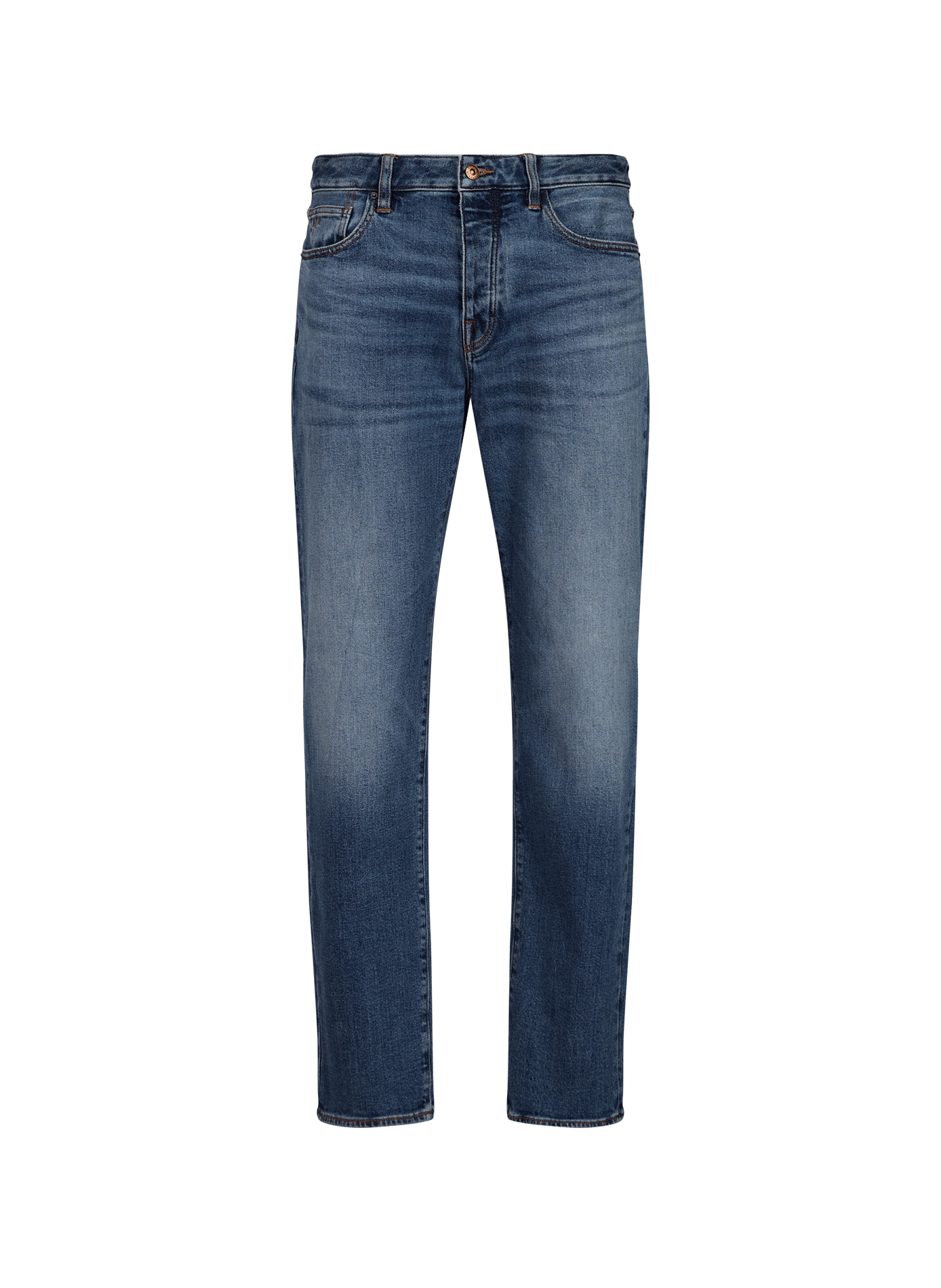 Jean coupe regular en coton mélangé ARMANI EXCHANGE Bleu