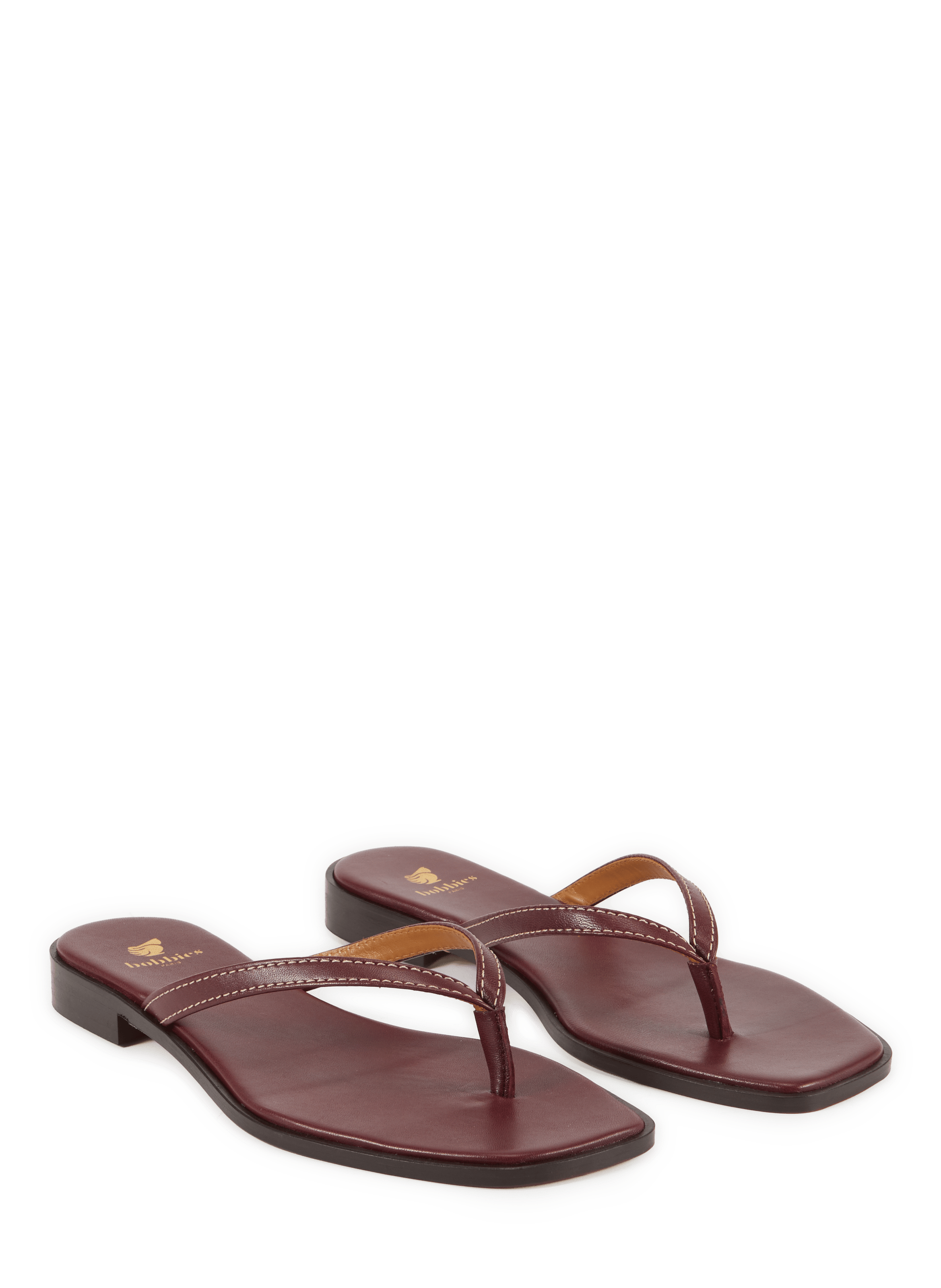 Sandali infradito Sole in pelle BOBBIES Rosso