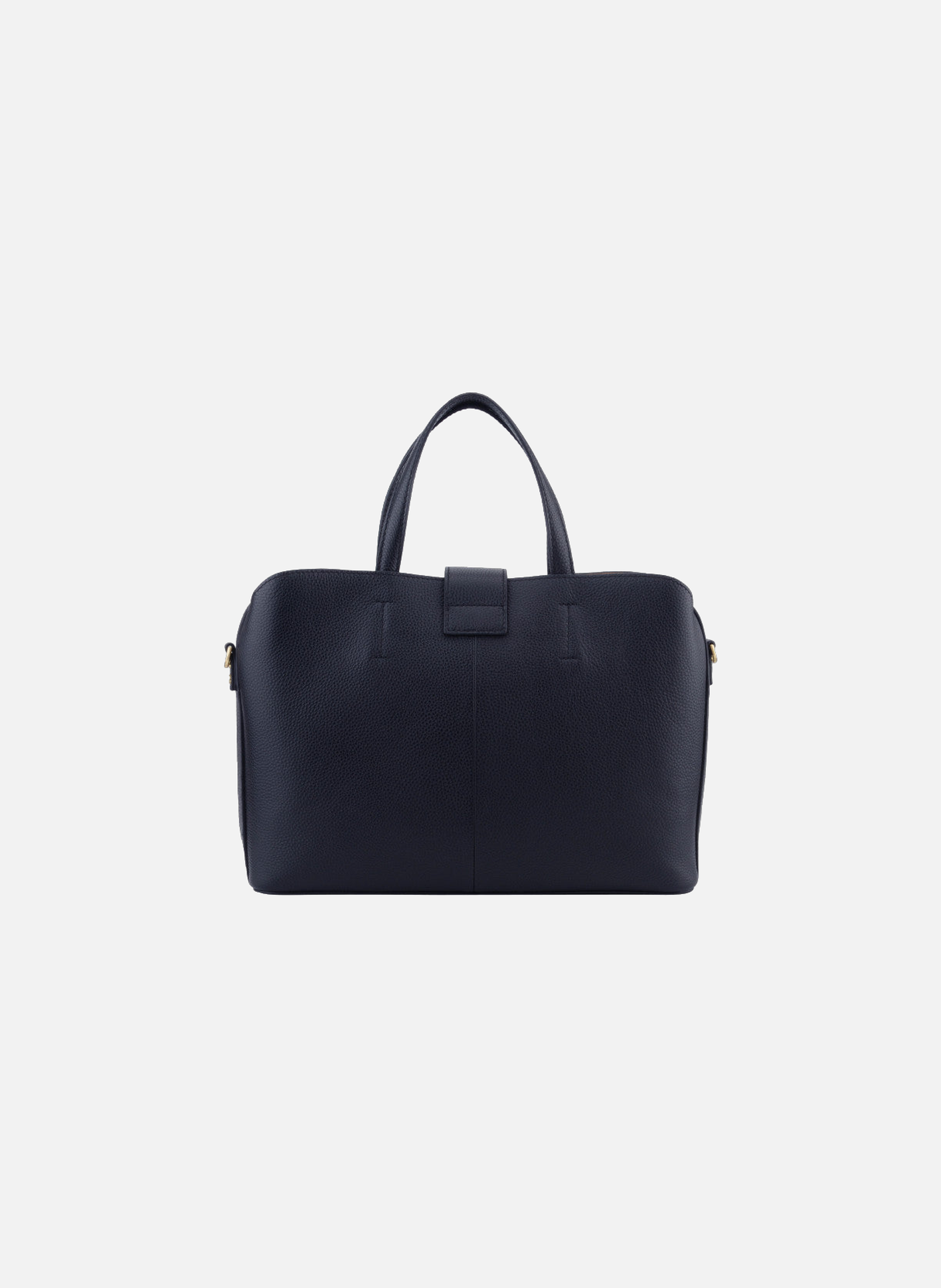 Cavalcade | sac à main mm en cuir de vachette POURCHET Bleu