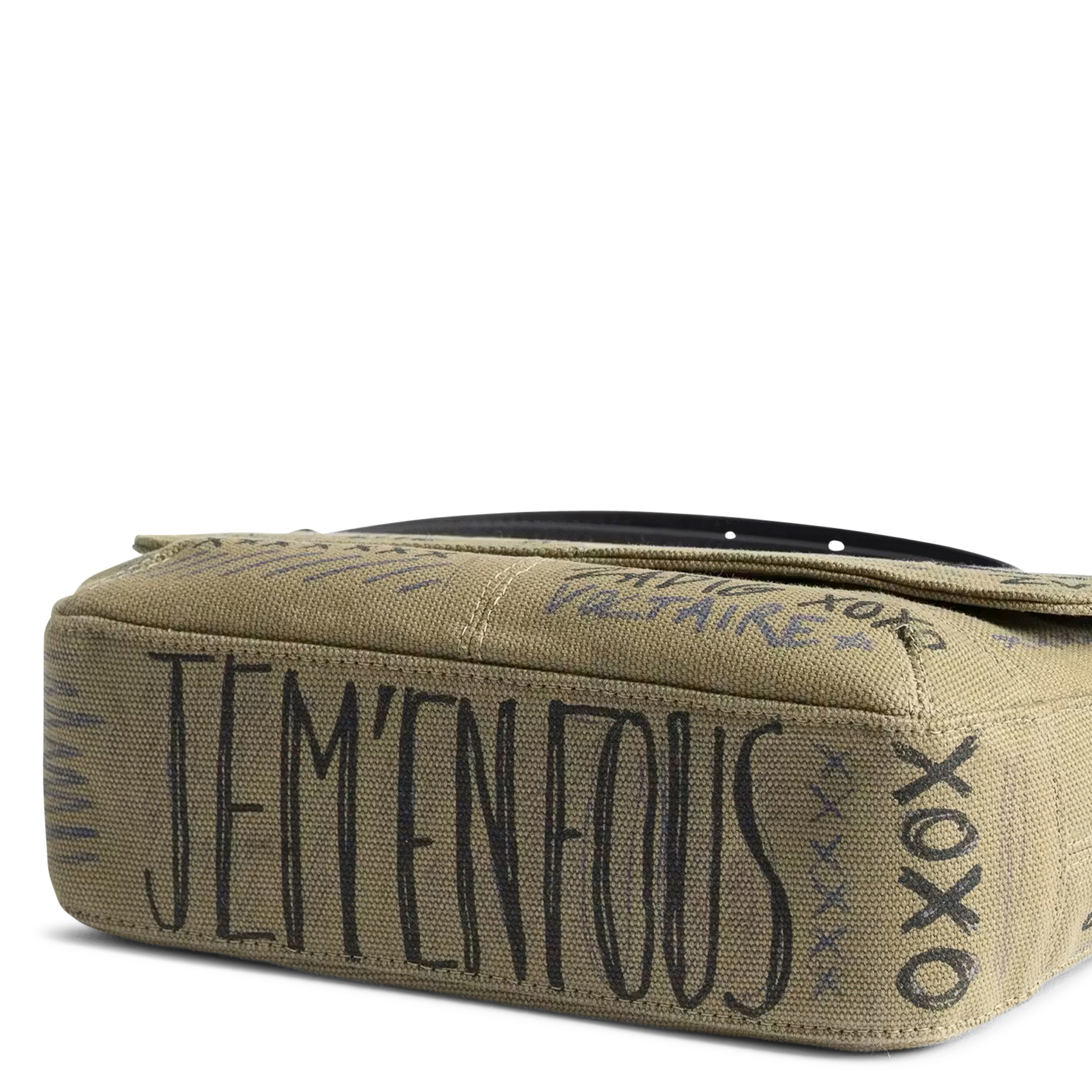 Sac bandoulière à rabat imprimé z camp ZADIG&VOLTAIRE Vert
