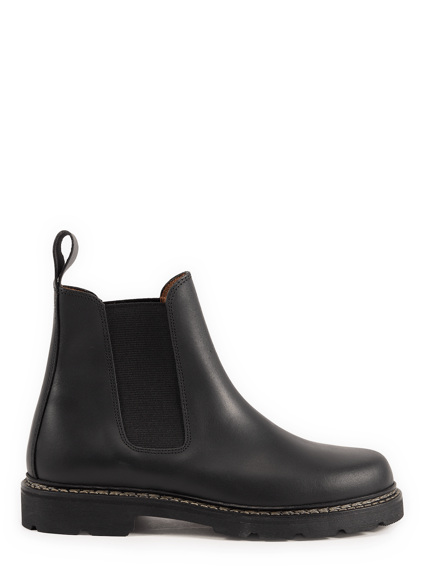 Leather ankle boots AIGLE Black