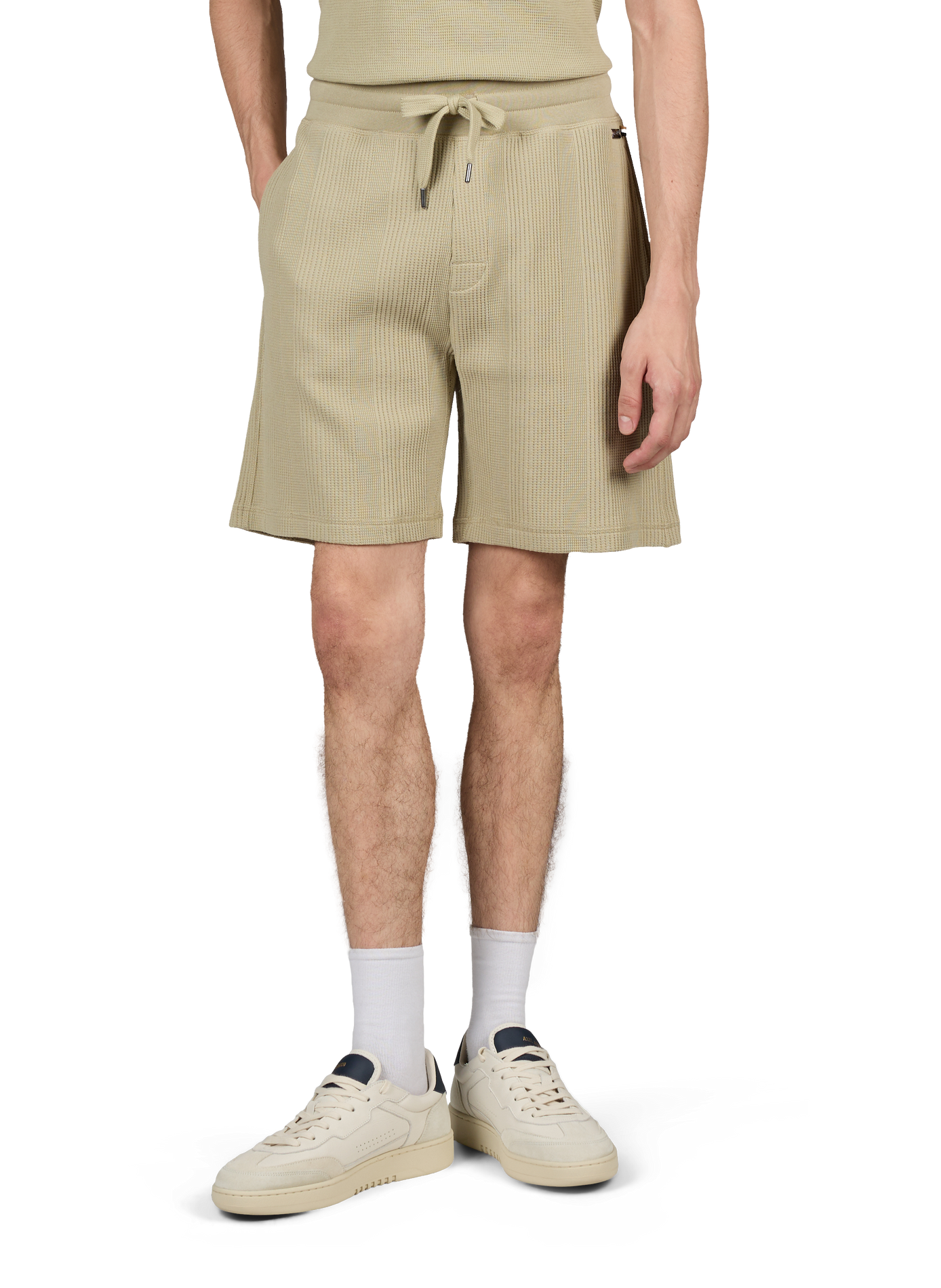 Short in blended piqué cotton BOSS Green