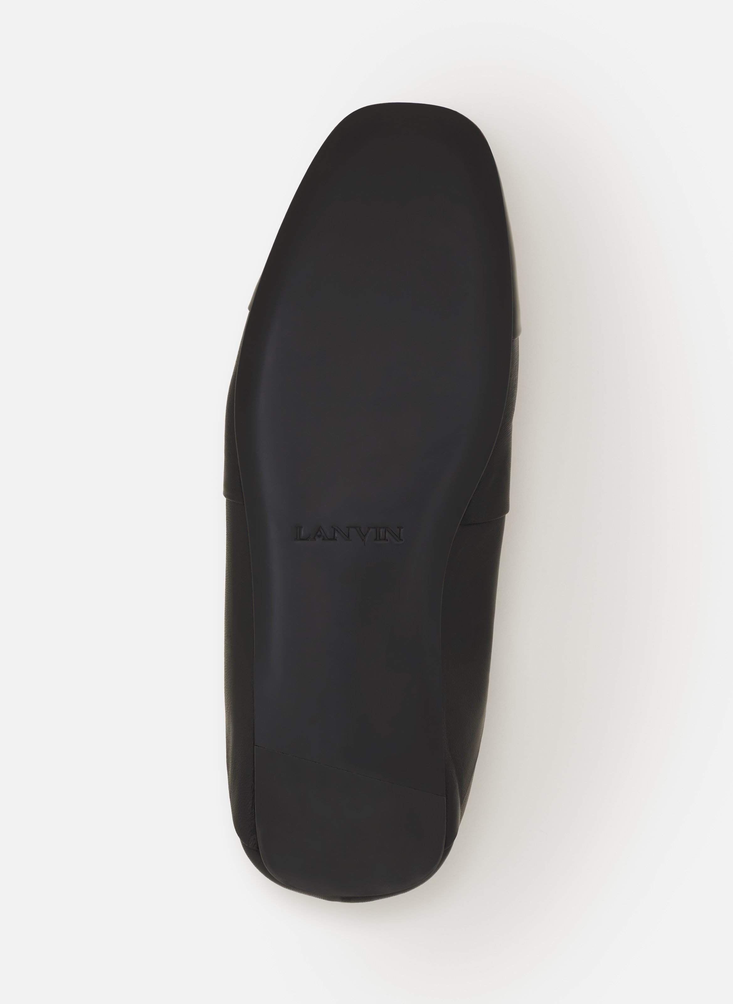 Mocassins souple en cuir LANVIN Noir