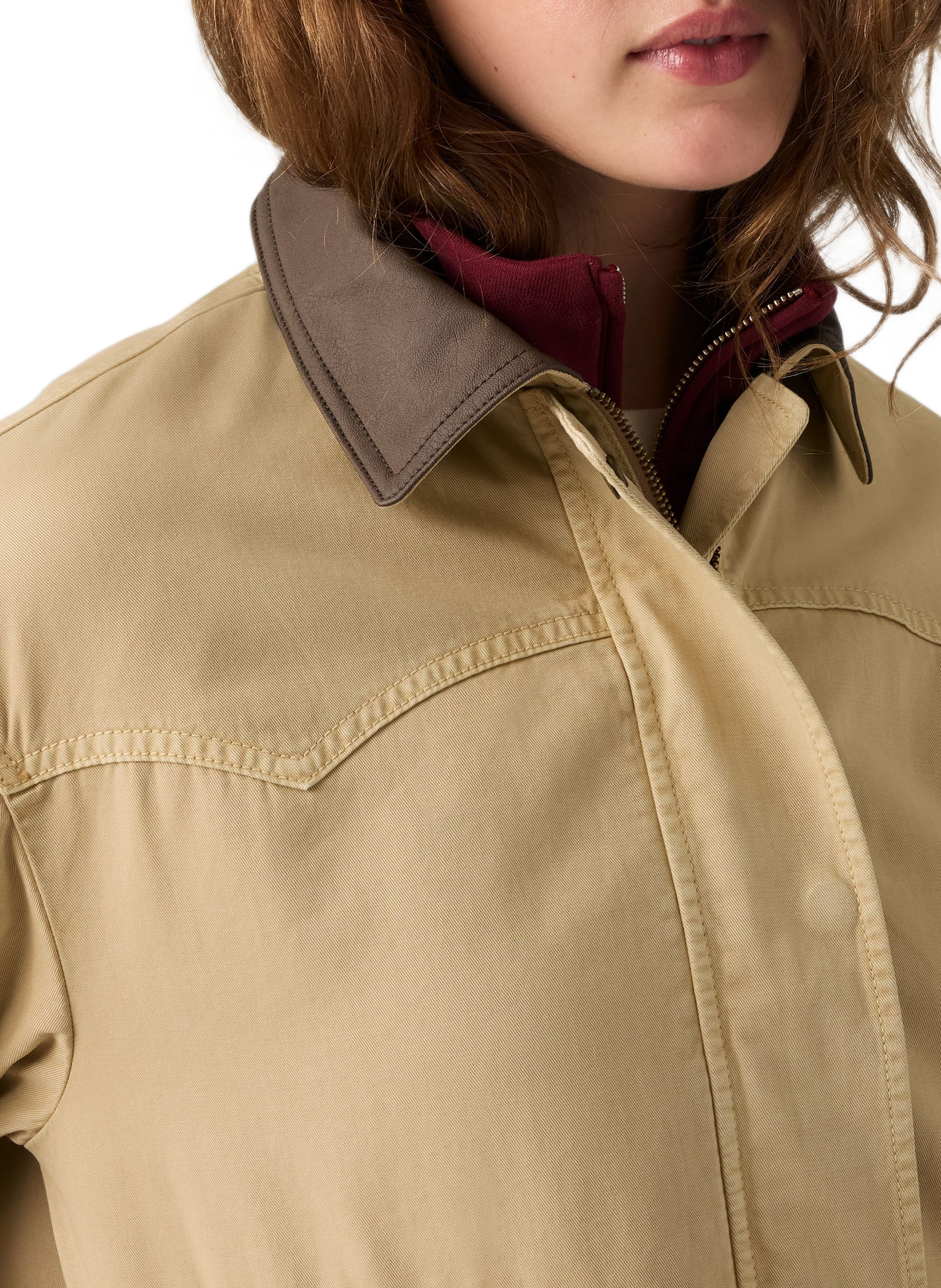 Jacke mit klassischem Baumwollkragen LEVI'S Beige