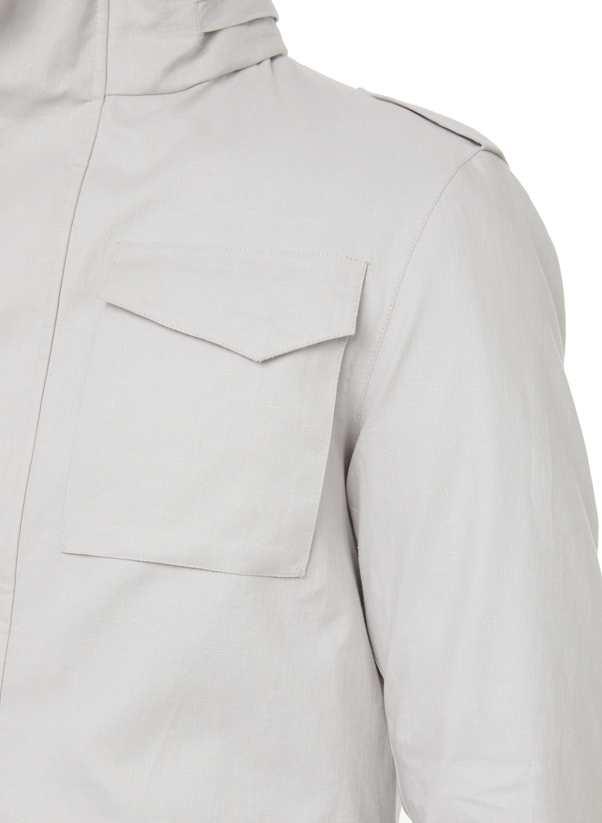 Laminar linen jacket HERNO Grey