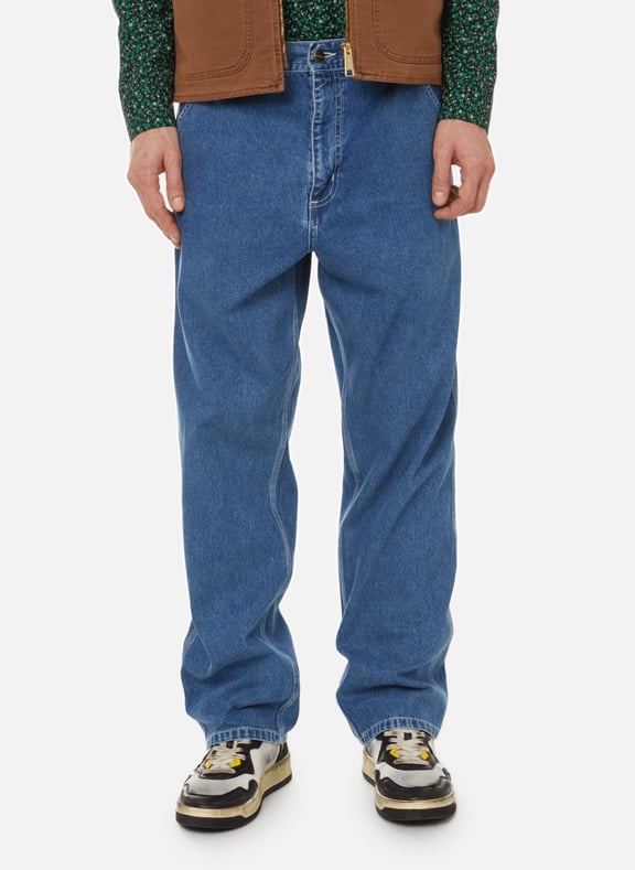 Pantalon droit en denim Bleu by CARHARTT WIP CARHARTT WIP Pantalon droit en denim Bleu
