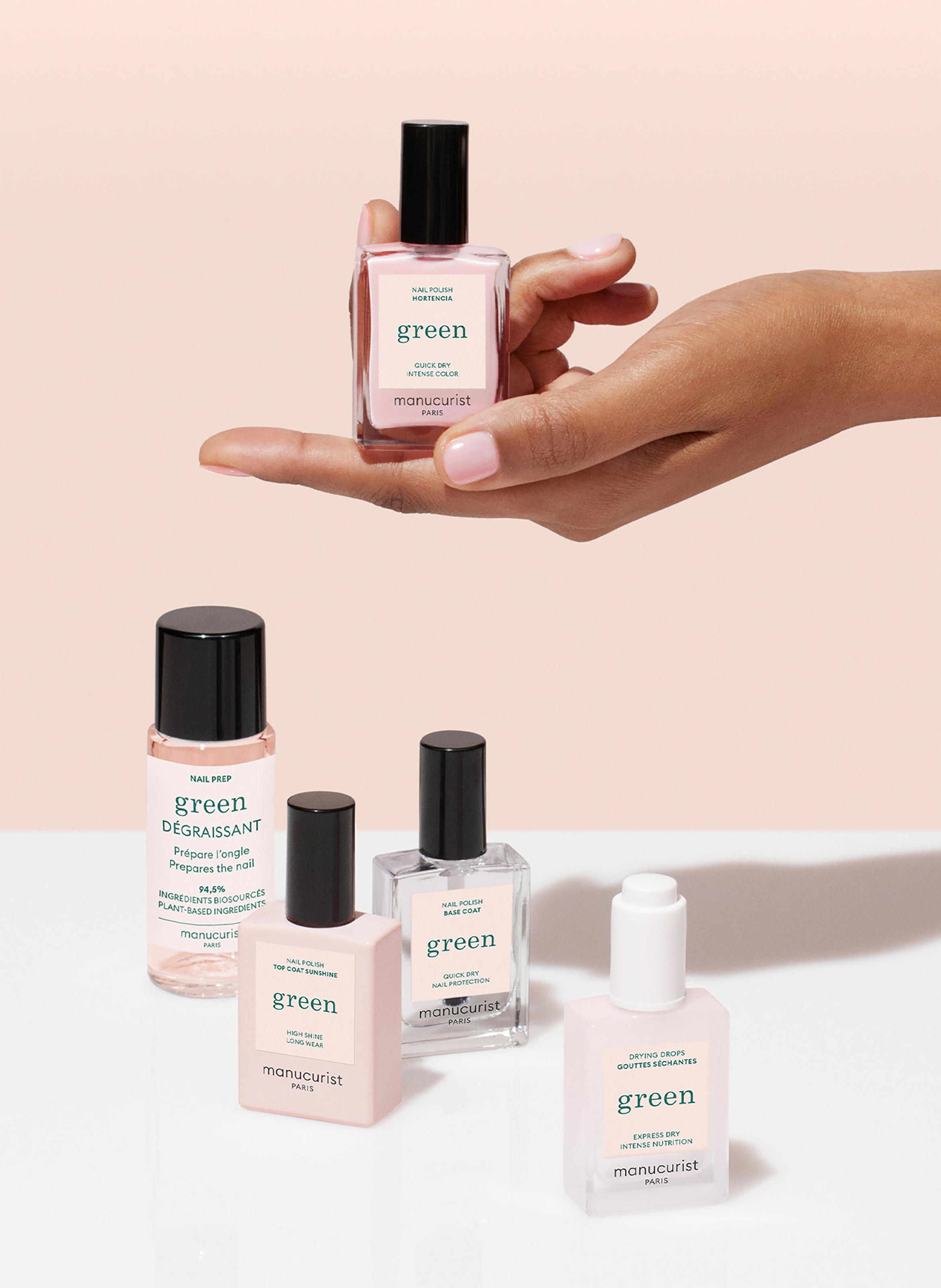 Green routine kit MANUCURIST Hortencia