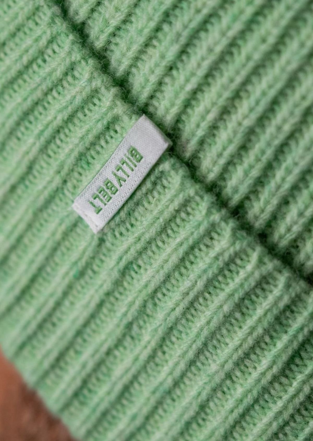 Bonnet en laine d'agneau BILLYBELT Vert