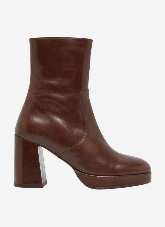 Bottines en cuir vesna Marron by JONAK JONAK Bottines en cuir vesna Marron