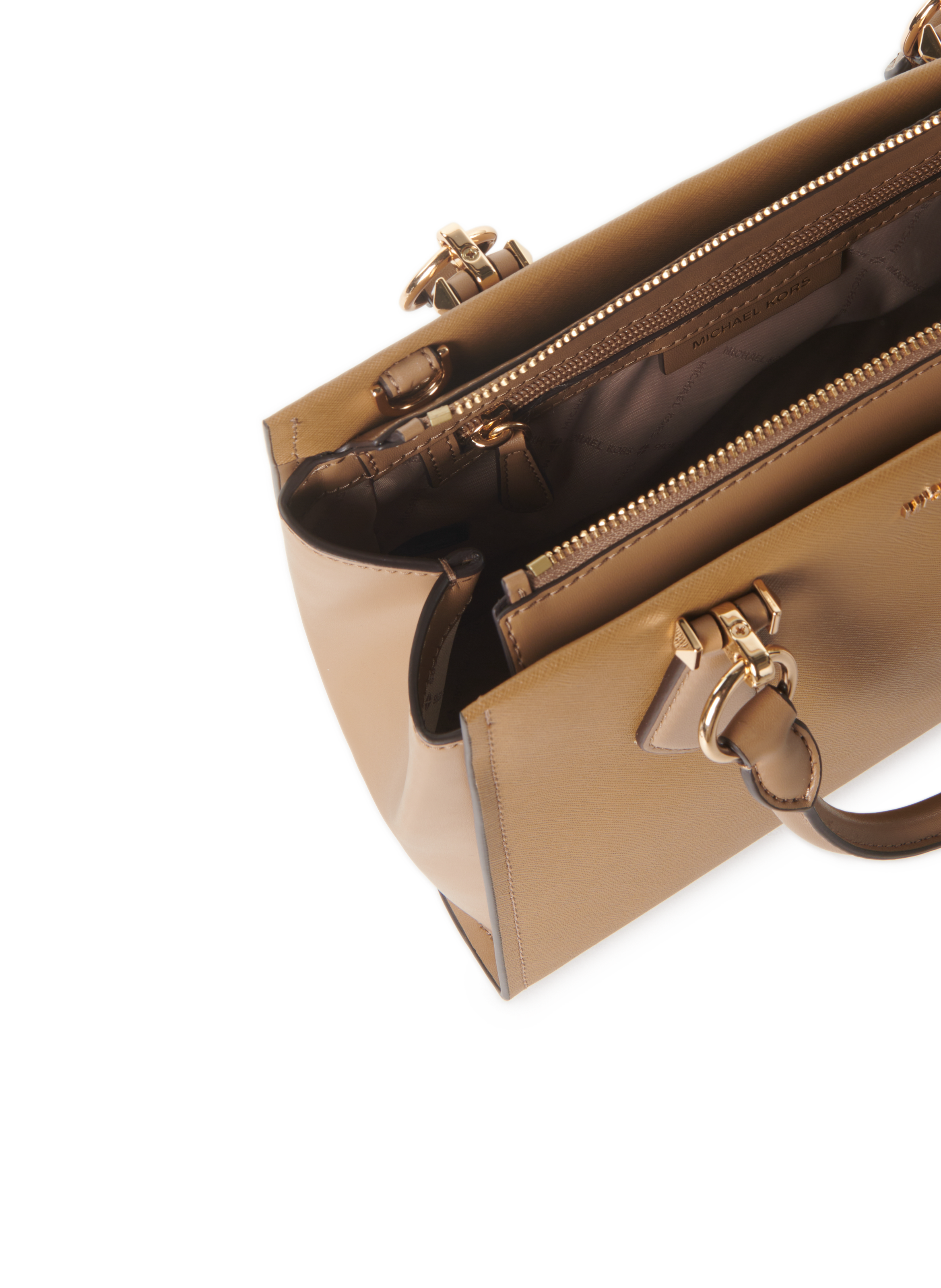 Sac à main Marilyn en cuir MICHAEL KORS Marron