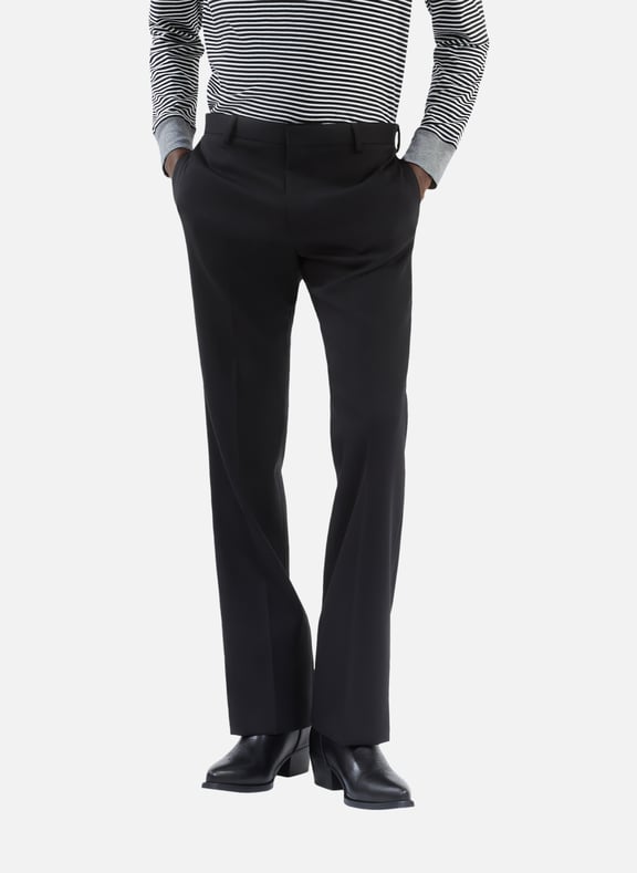 Pantalon droit en laine Noir by THE KOOPLES THE KOOPLES Pantalon droit en laine Noir