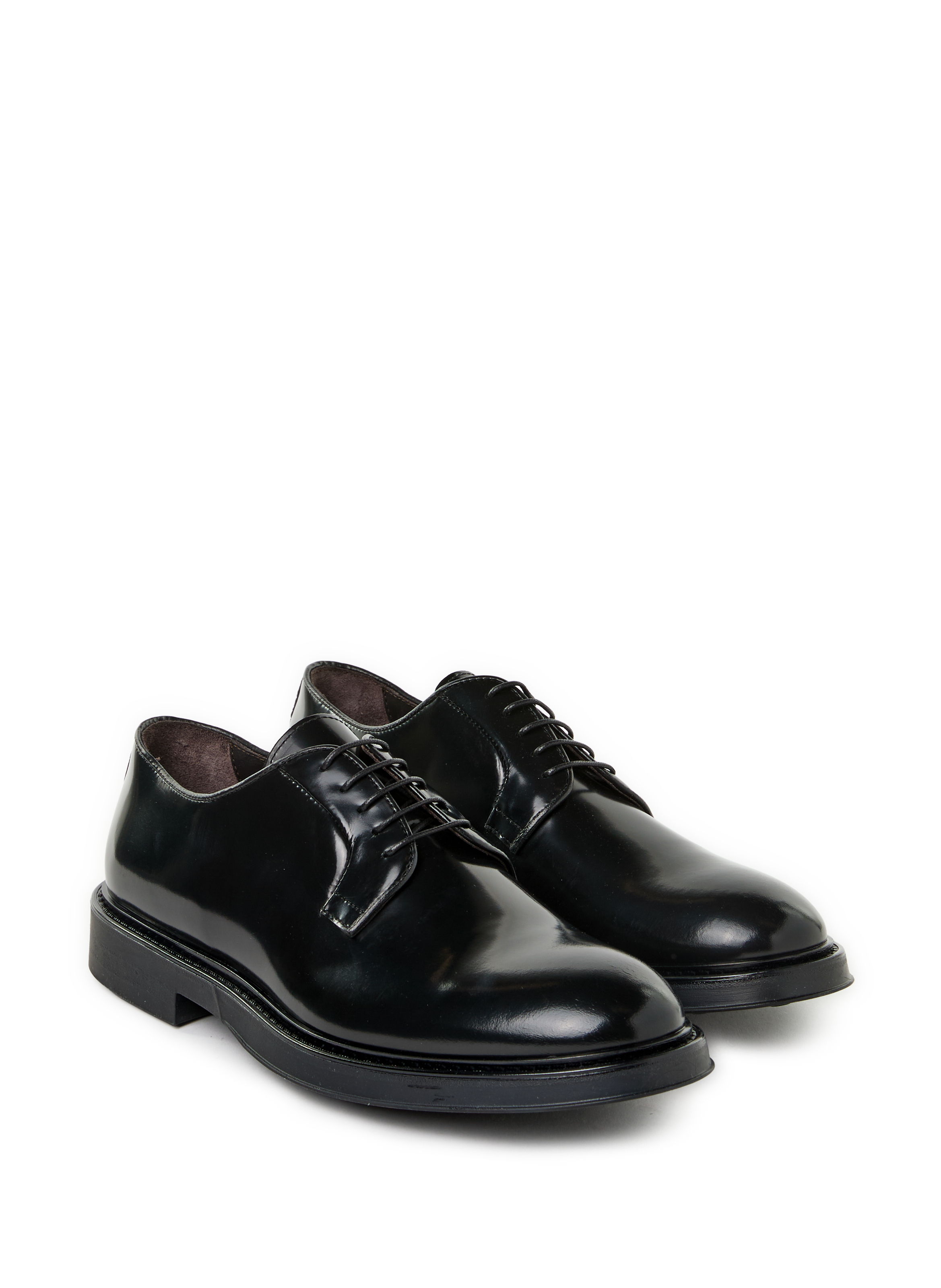 Calfskin leather lace-up loafers SAISON 1865 Black