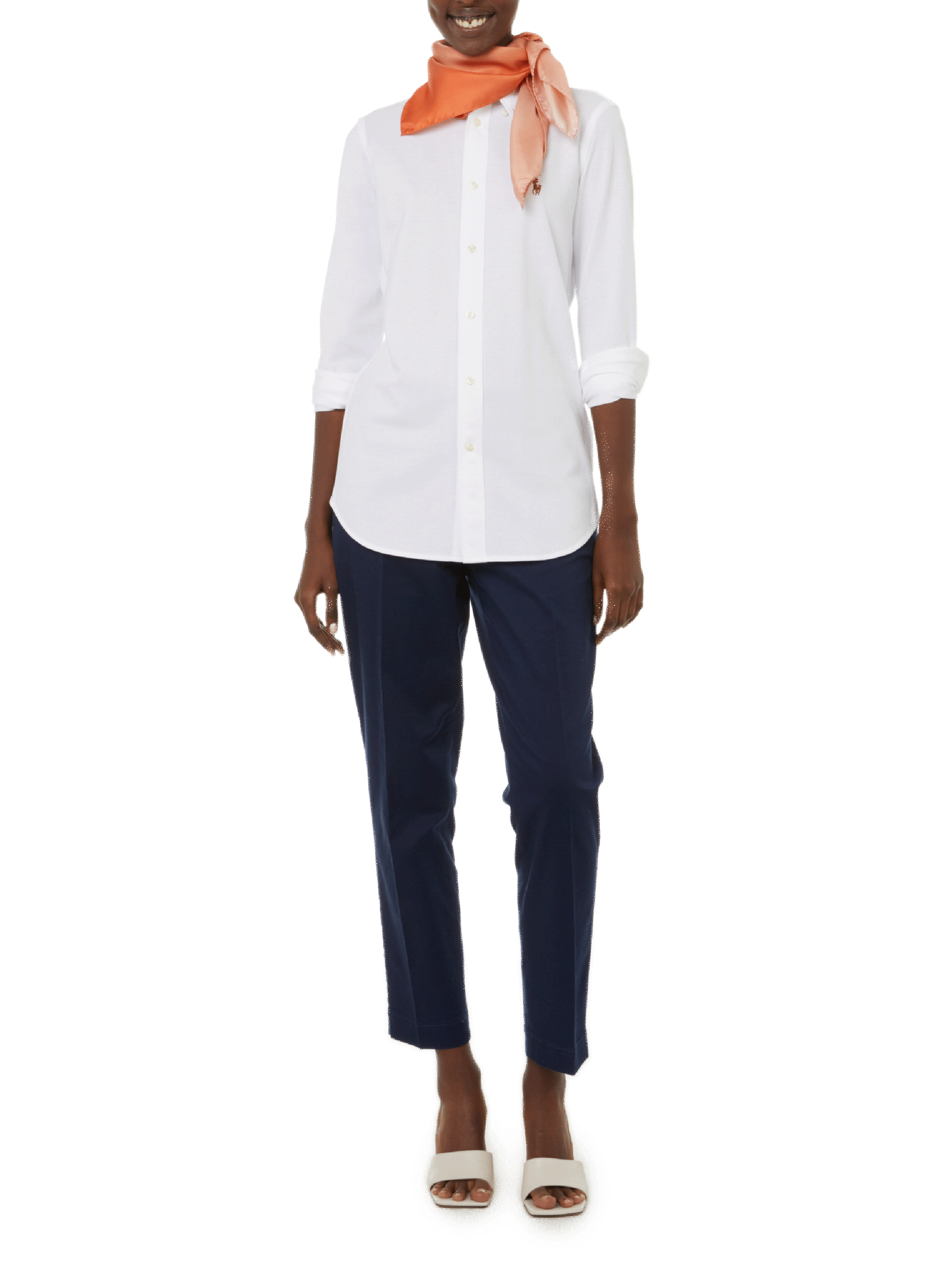 Chemisier à logo POLO RALPH LAUREN Blanc