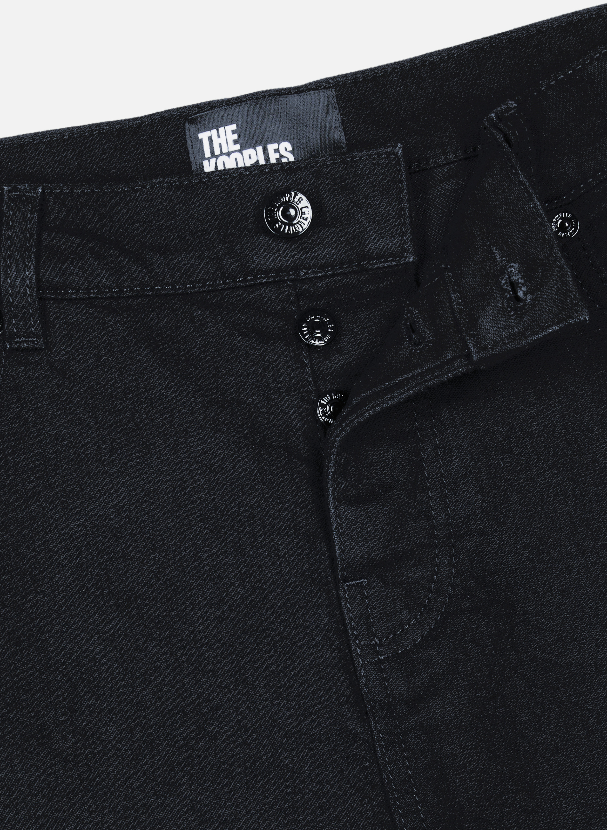Jean slim en coton délavé THE KOOPLES Noir