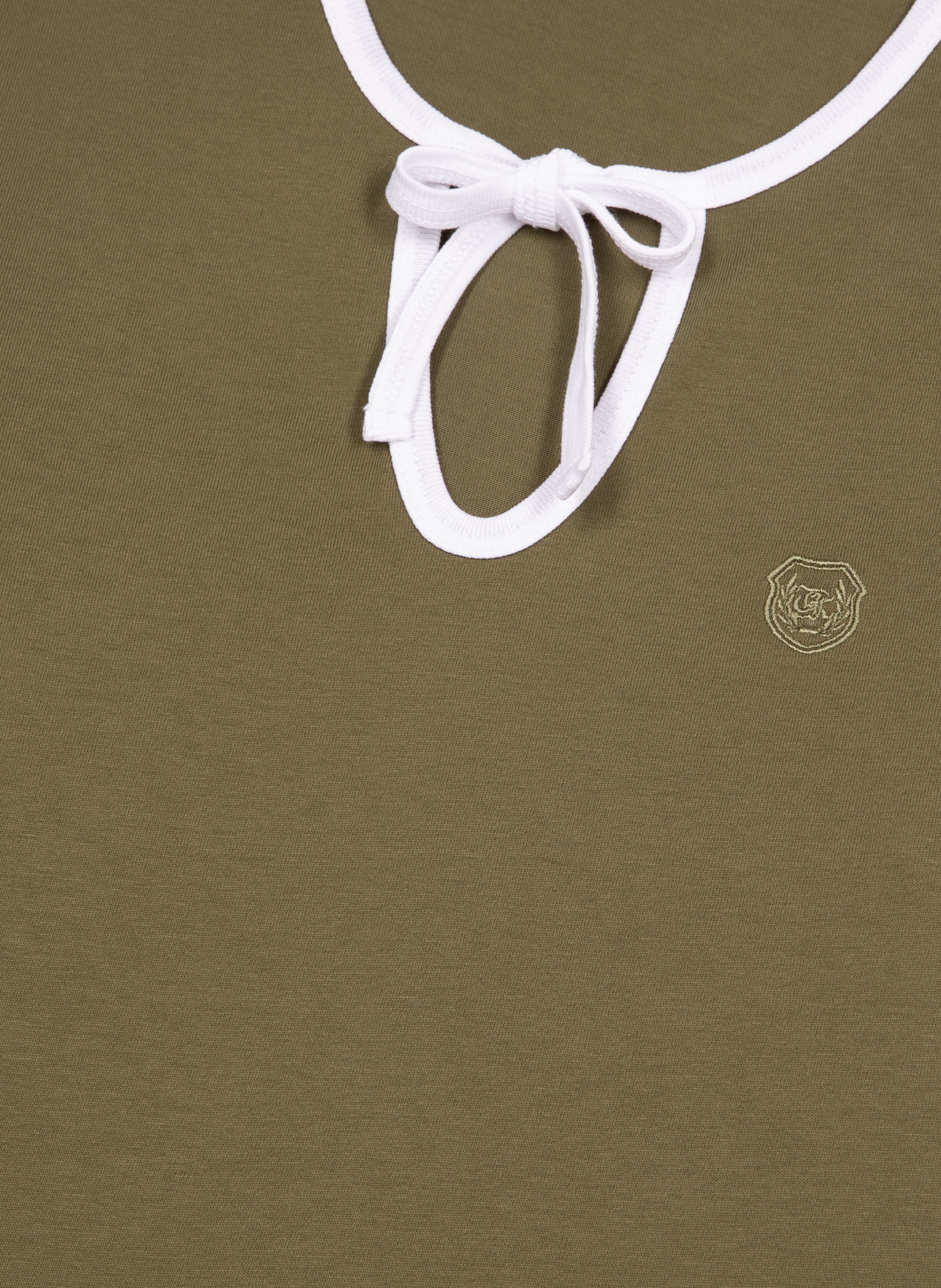 T-shirt avec col goutte THE KOOPLES Vert