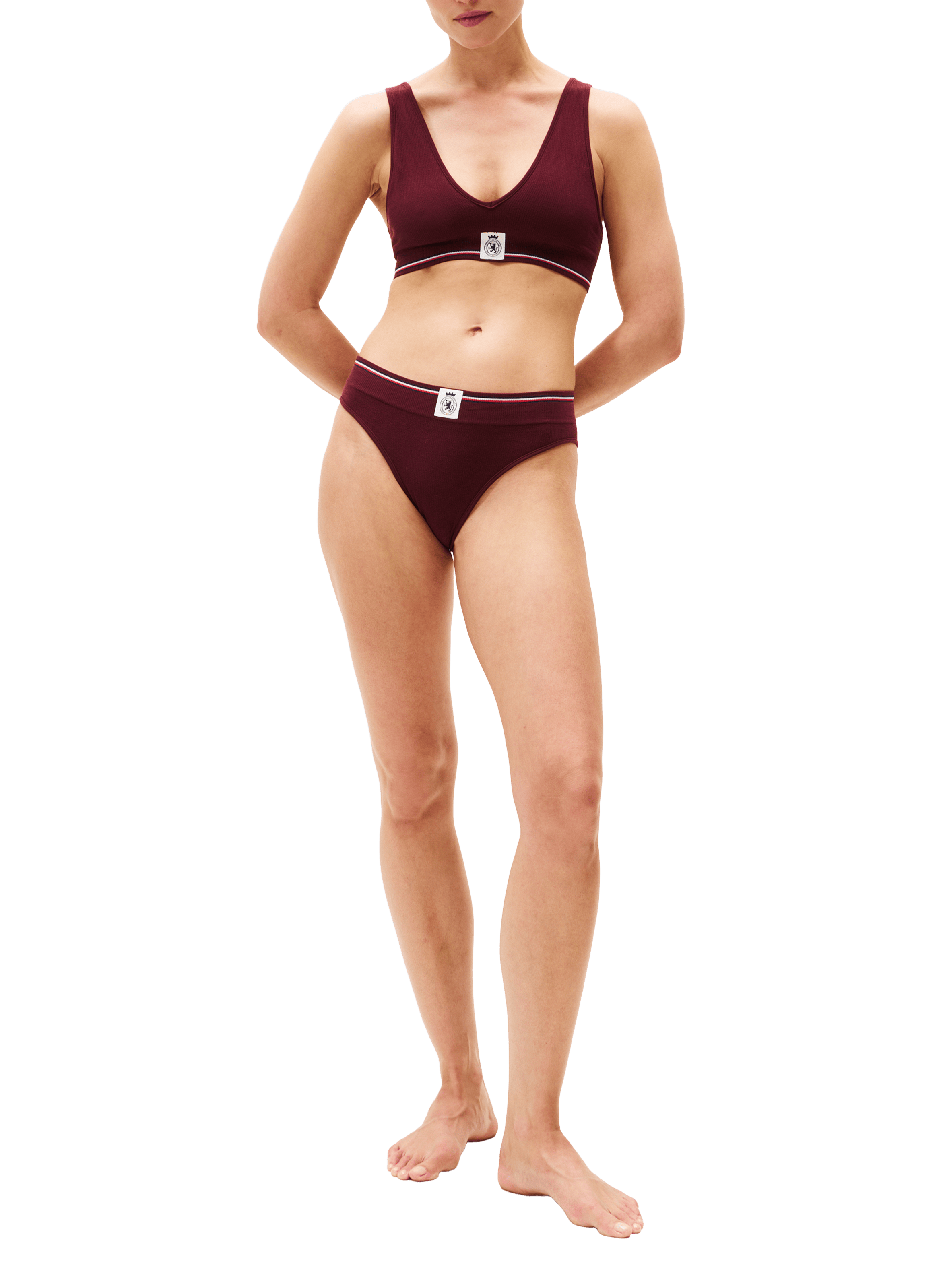 Culotte à logo TOMMY HILFIGER Rouge