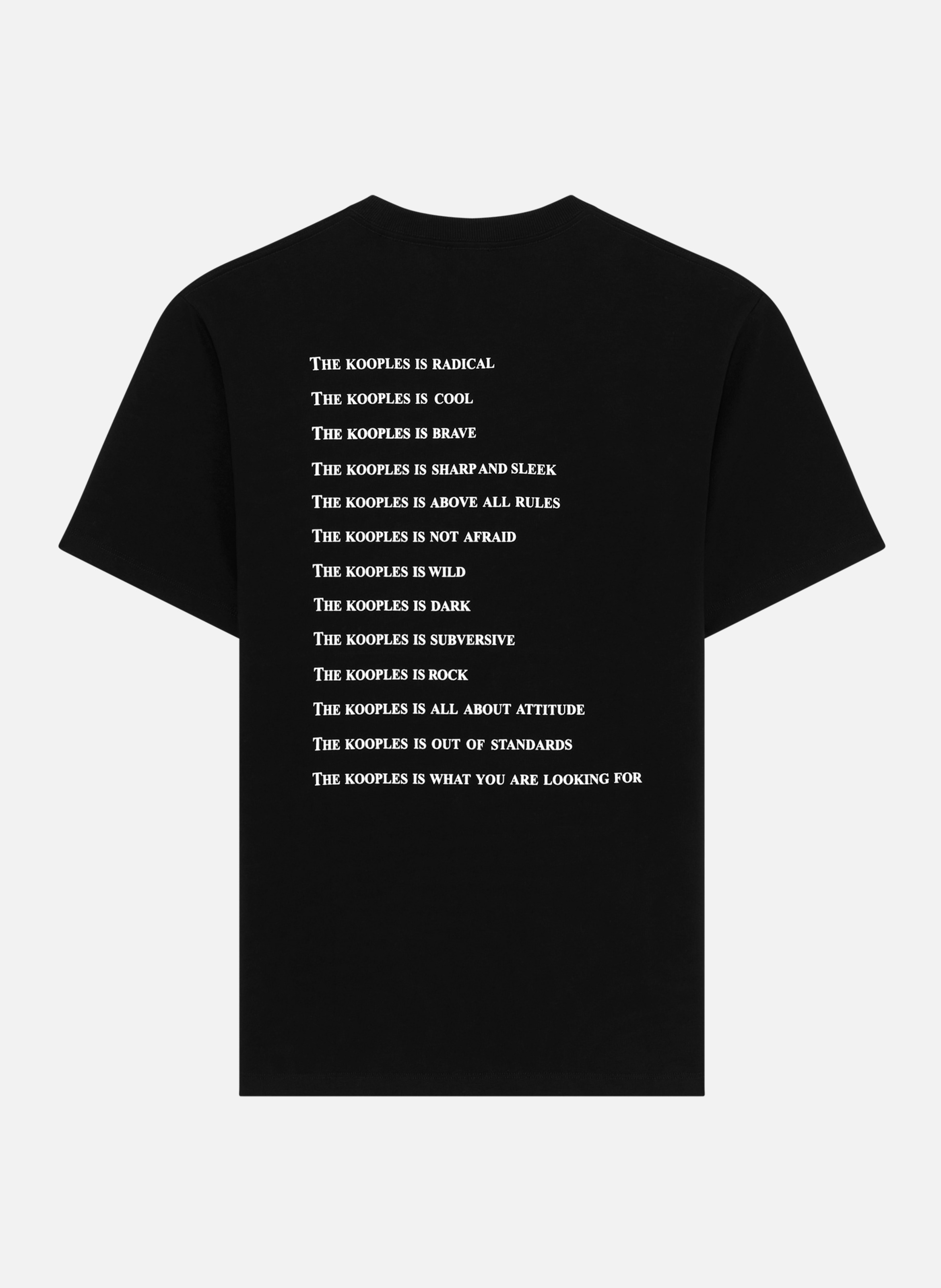 T-shirt what is à strass THE KOOPLES Noir