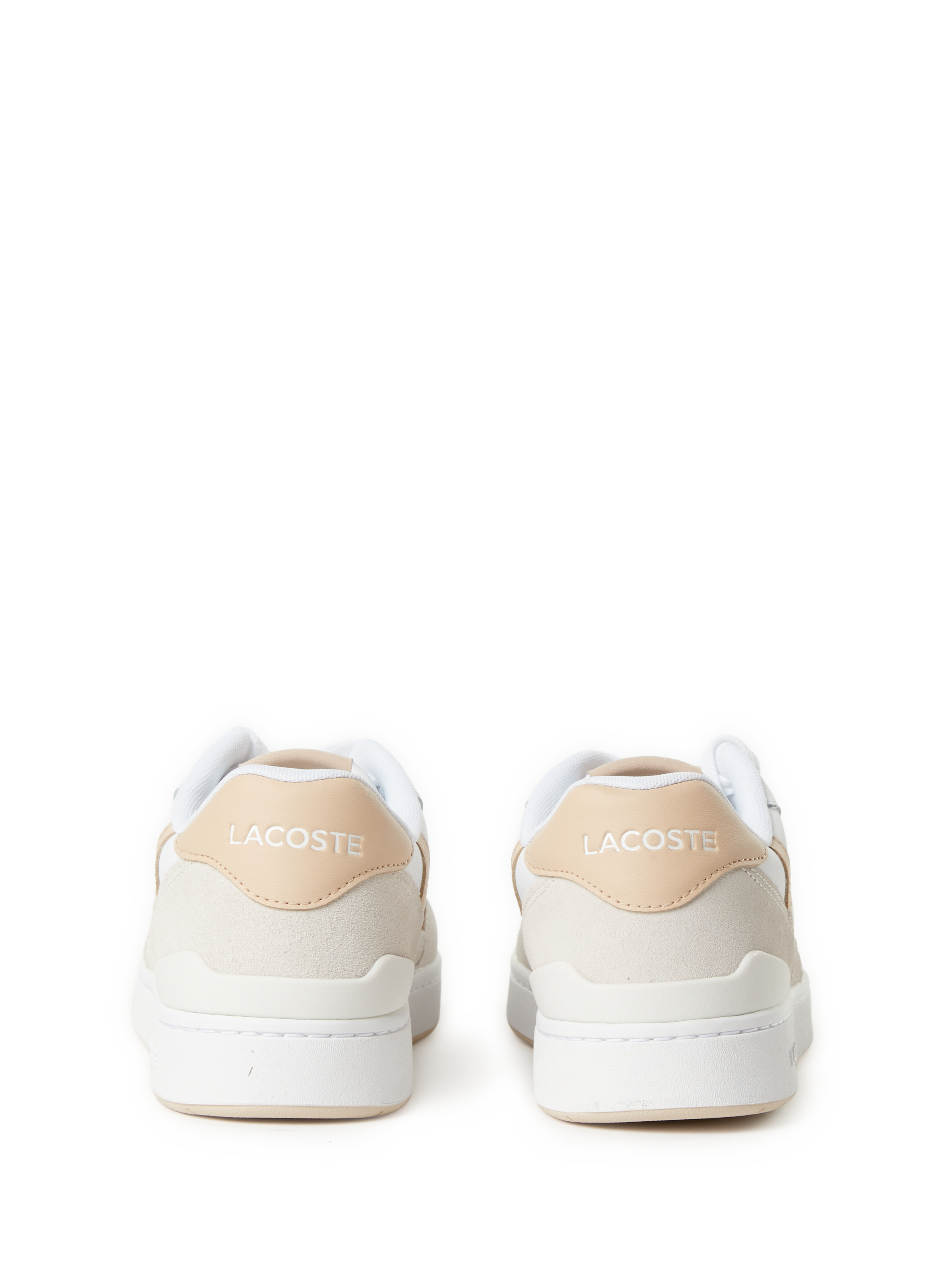 Baskets T-clip en cuir LACOSTE Blanc