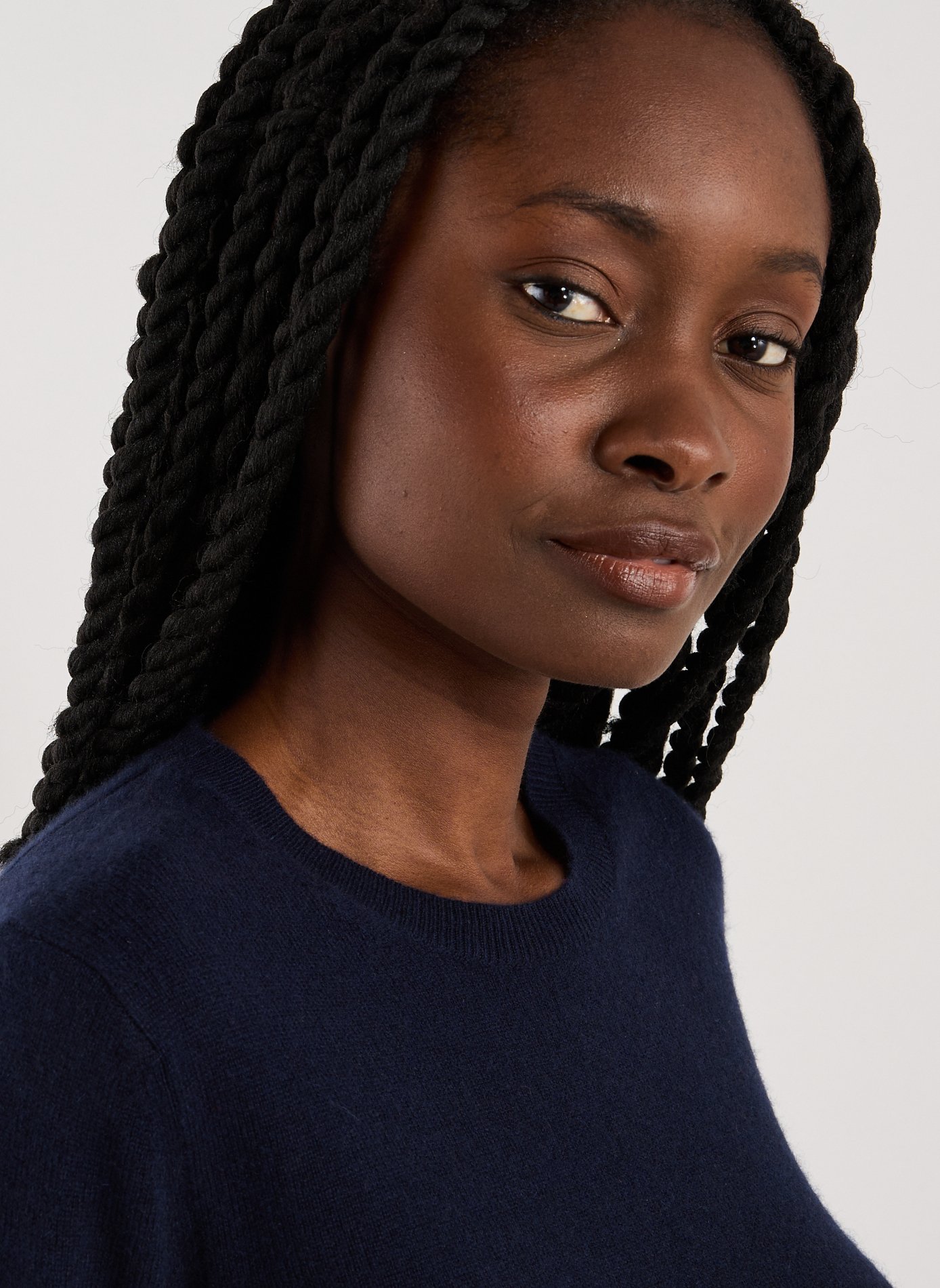 Pull en cachemire  AU PRINTEMPS PARIS Bleu