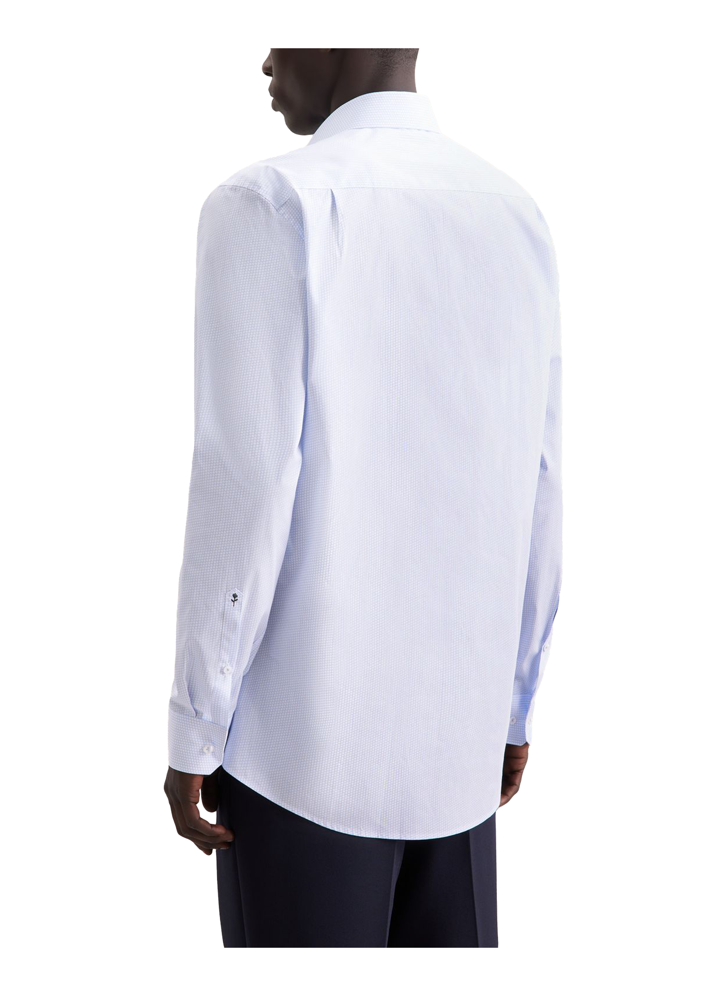 Cotton patterned shirt SEIDENSTICKER Blue