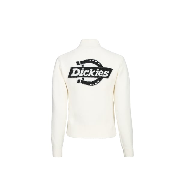 Dickies Pull Droit Col Montant In White
