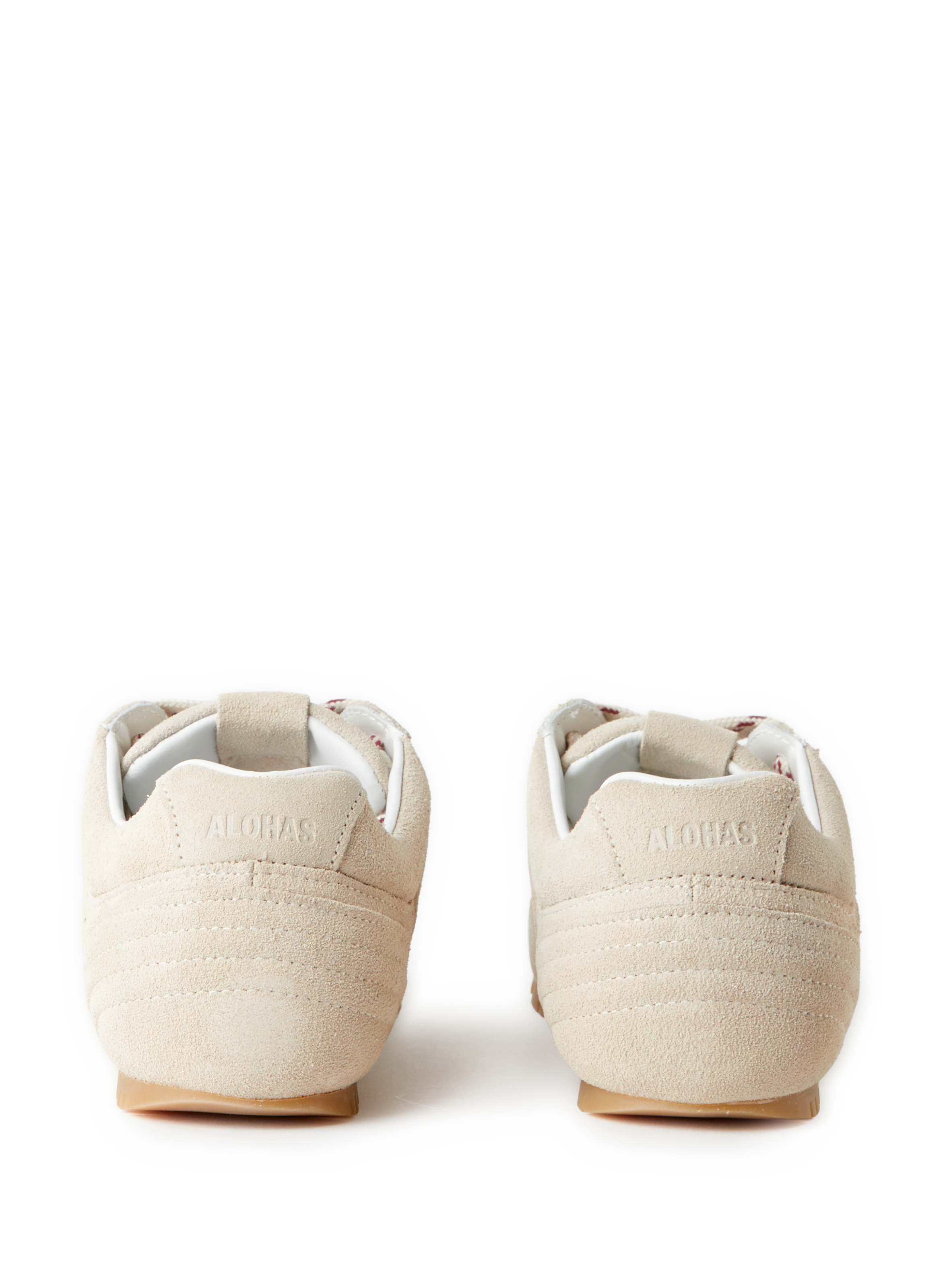 Low-top sneakers Tb.56 in suede leather ALOHAS Beige