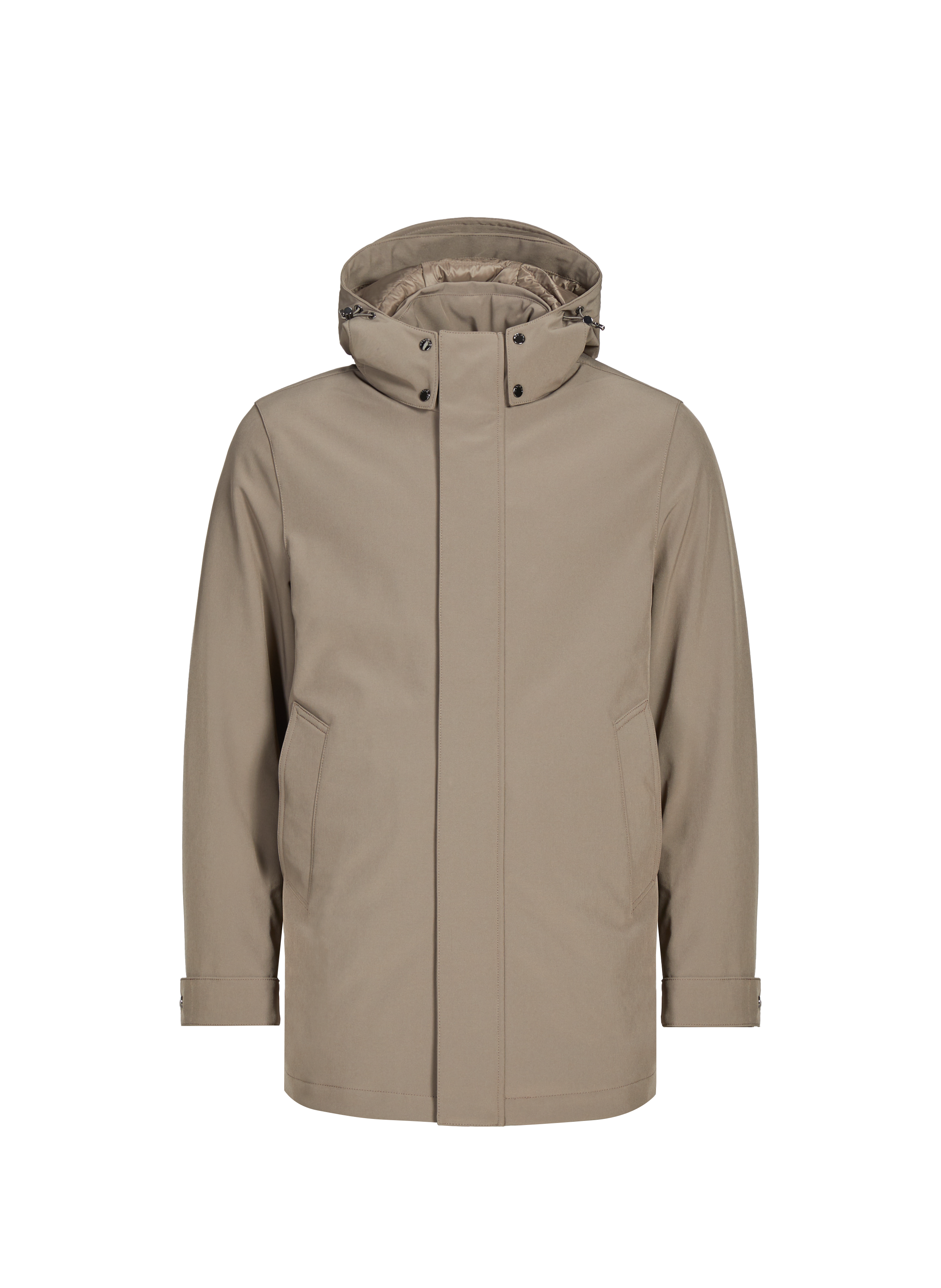 WOOLRICH Mid-length jacket Brown