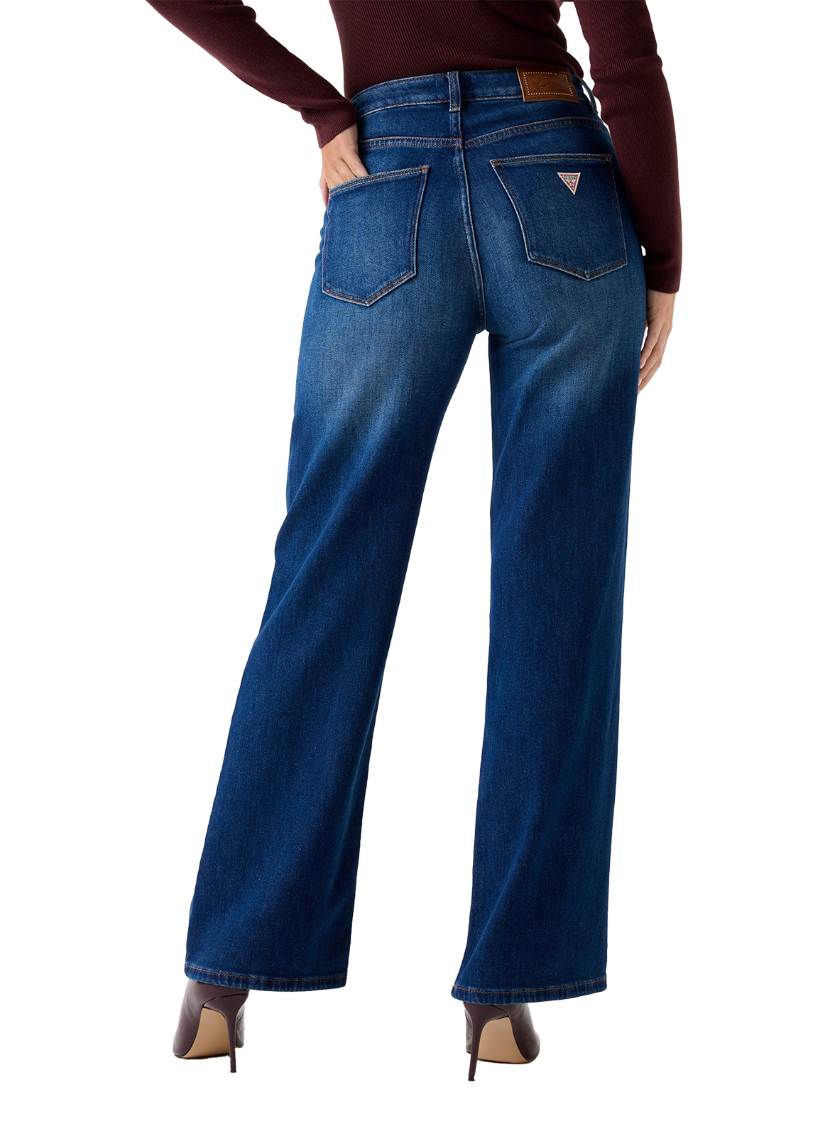 Jean relaxed jambe large GUESS Bleu