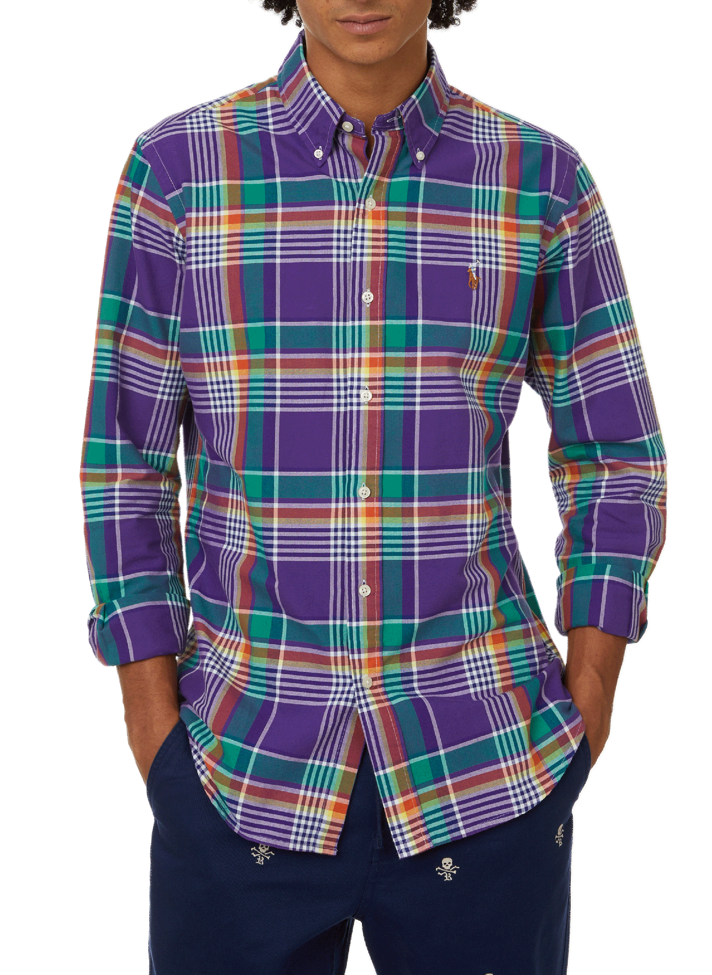 Straight cotton check shirt POLO RALPH LAUREN Multicolour