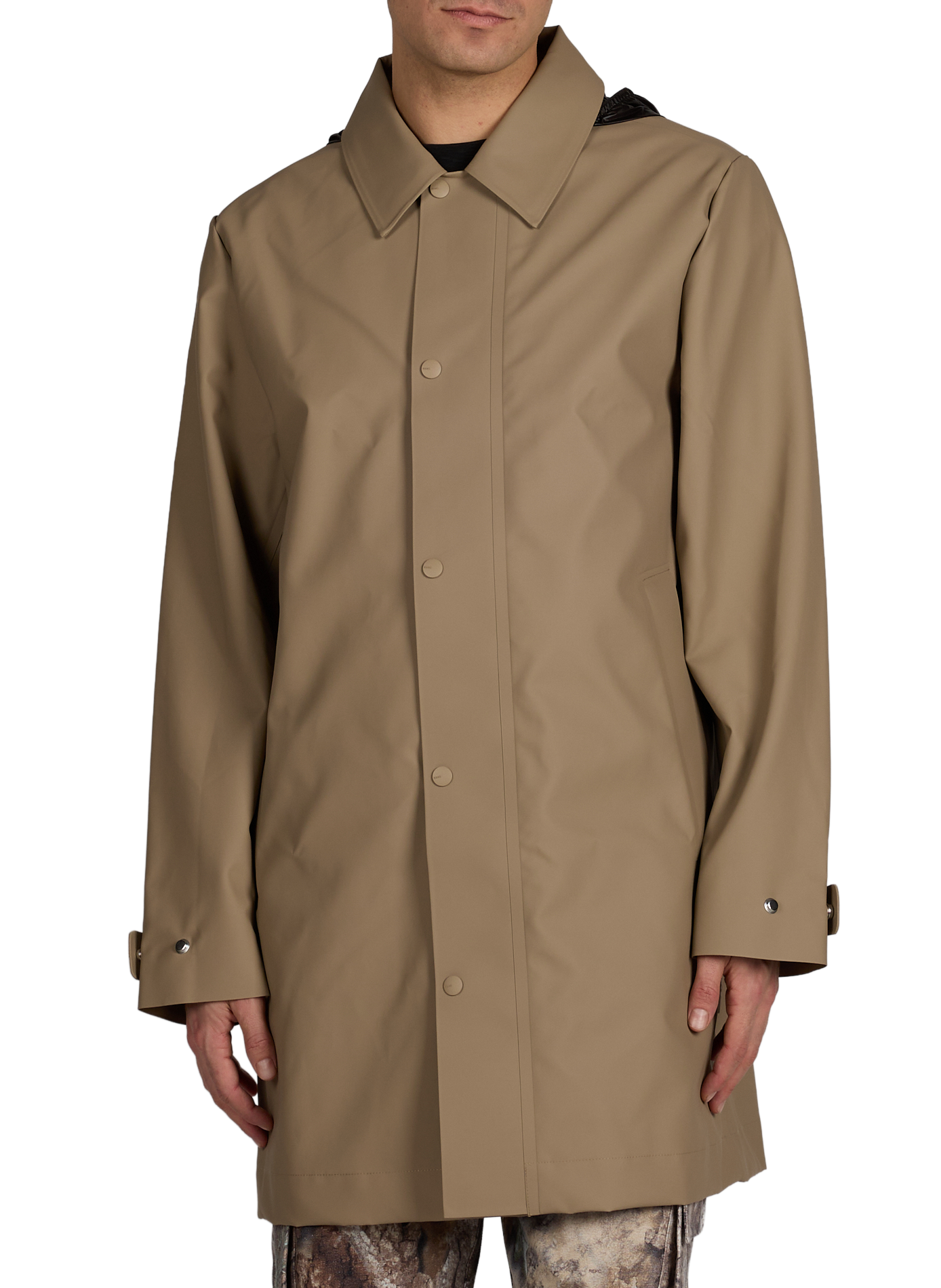 Veste longue Nara imperméable RAINS Beige