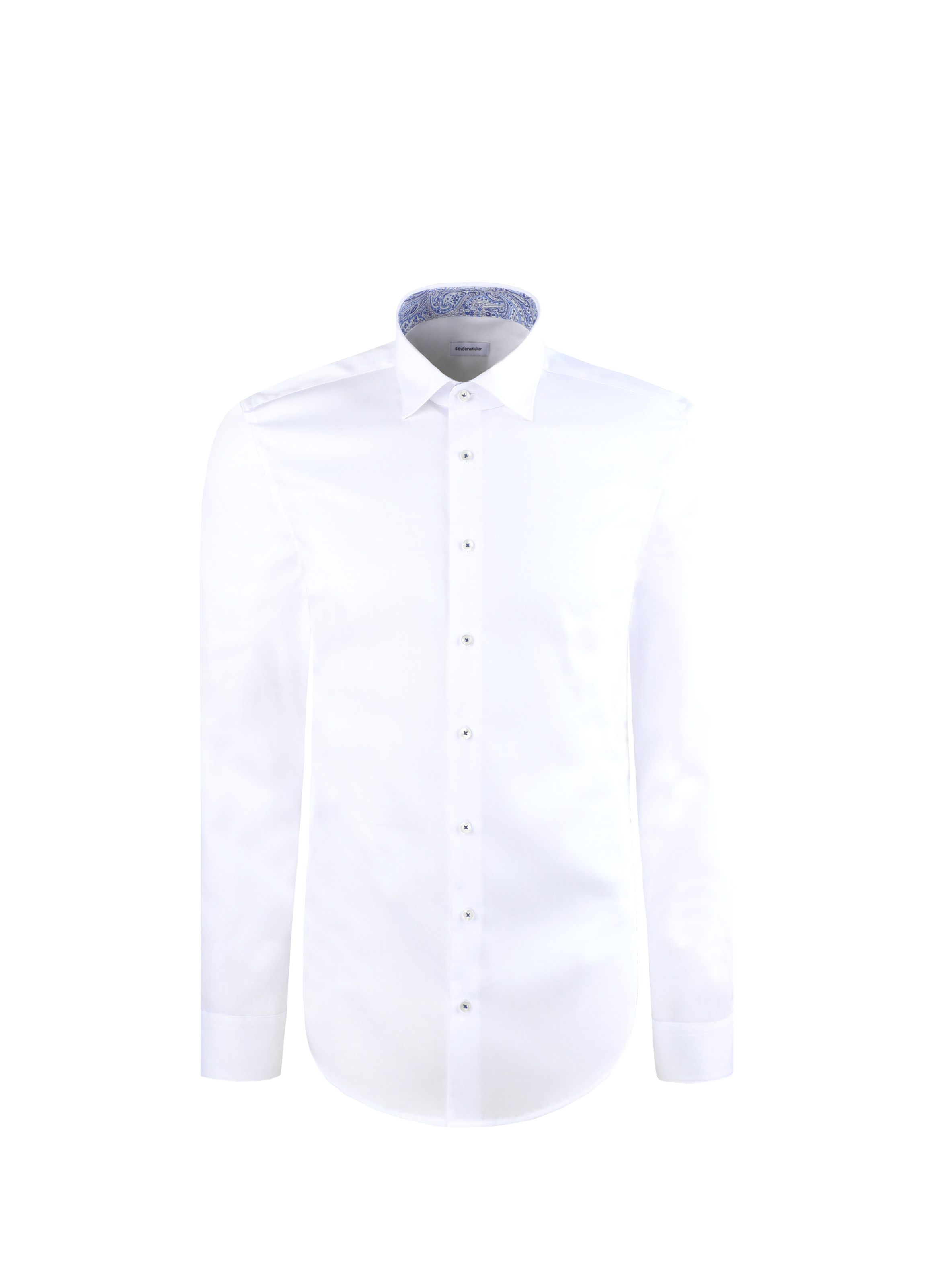 Cotton poplin shirt SEIDENSTICKER White