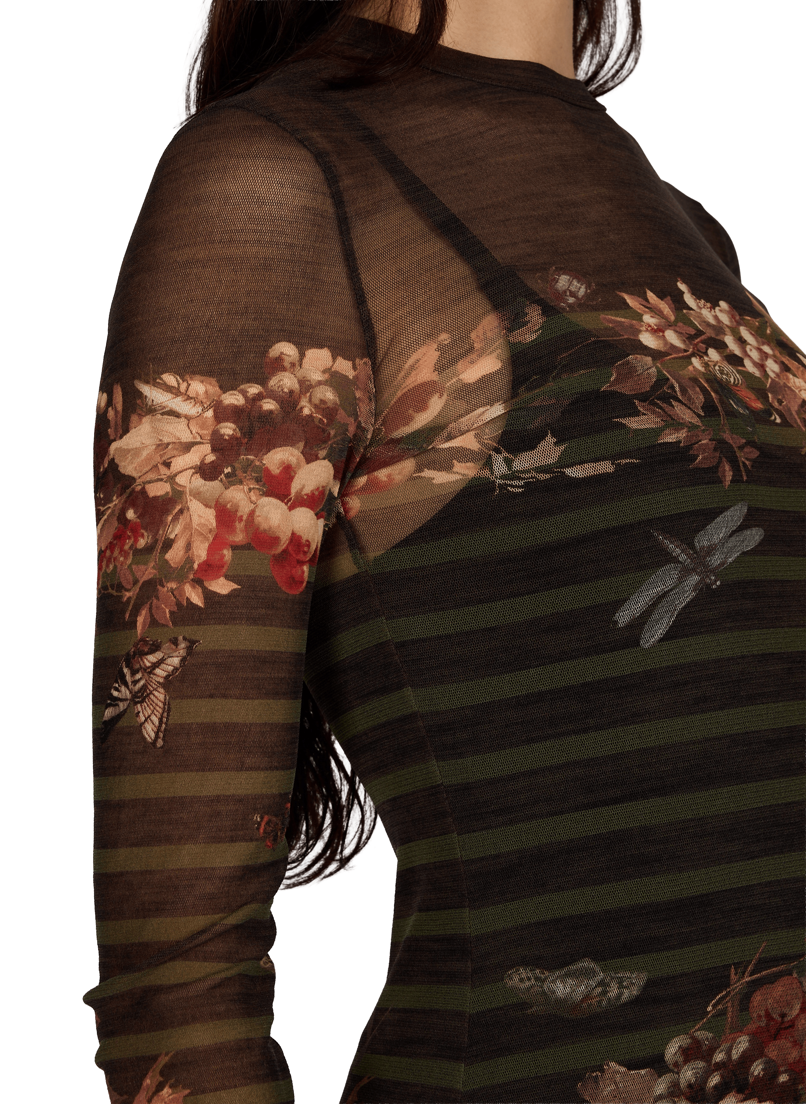 Printed Maxi Dress JEAN PAUL GAULTIER Khaki