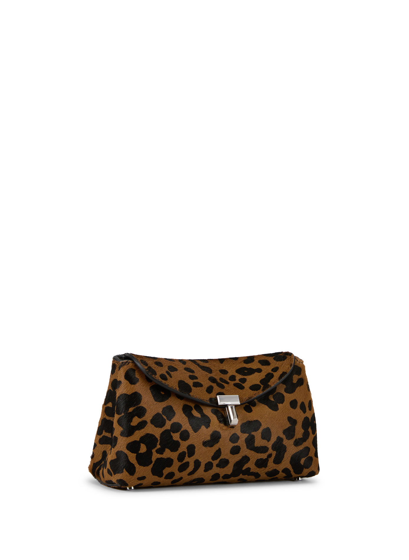 Animal print leather clutch TOTEME Multicolour