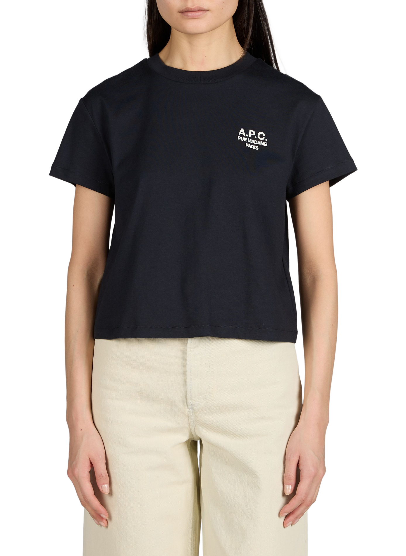 Classic Cotton T-Shirt A.P.C. Blue