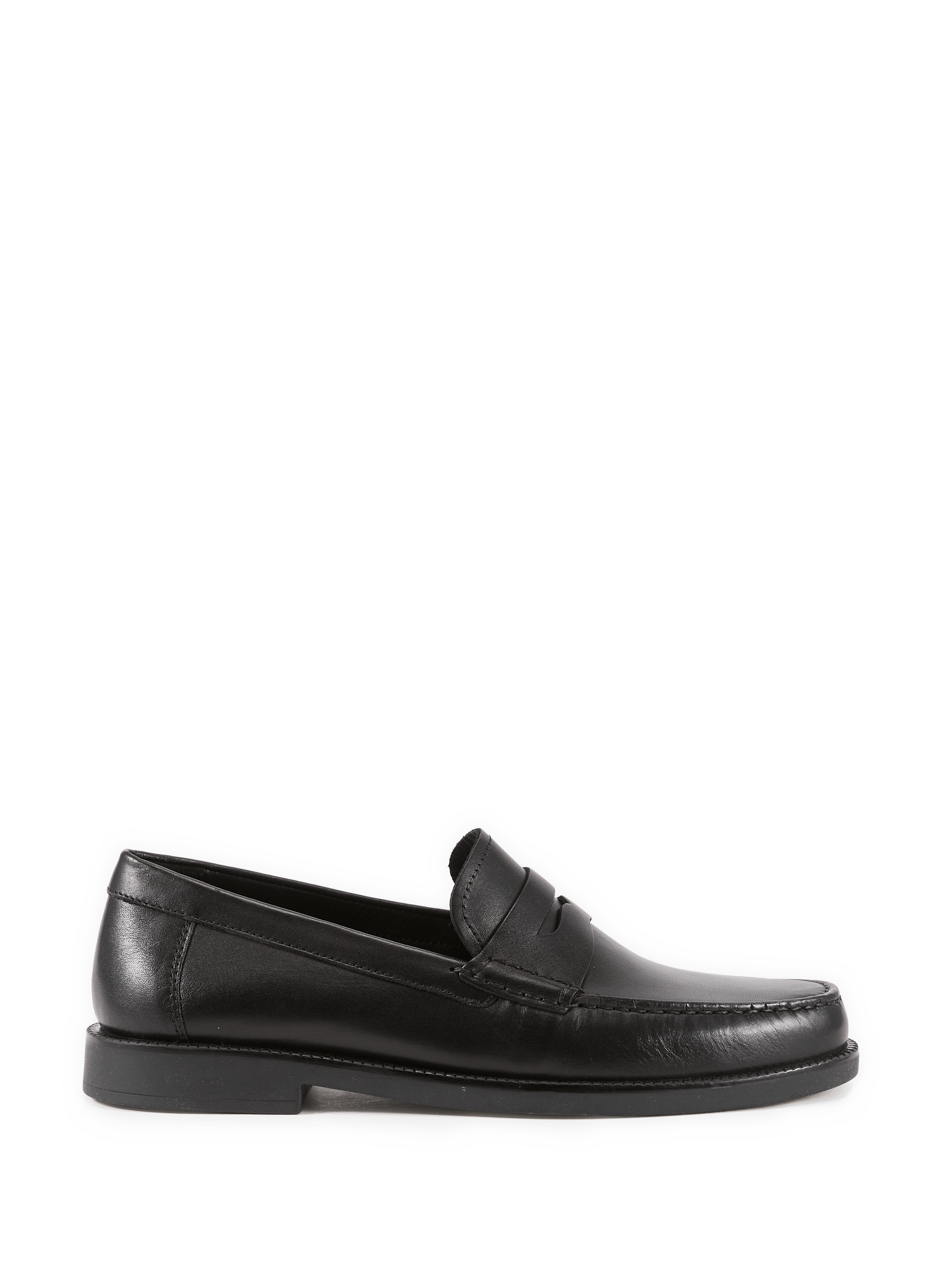 Recanati leather moccasins GEOX Black