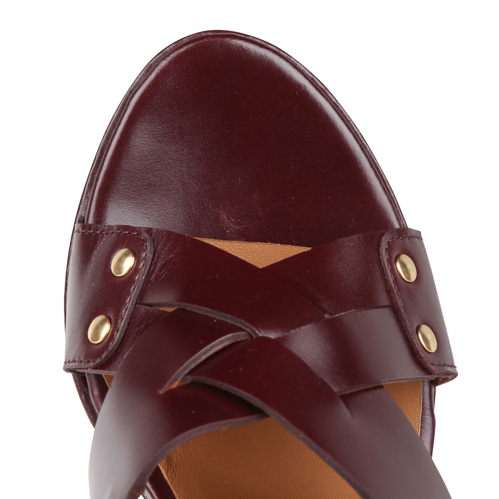 Sandales hautes en cuir scott MAISON 123 Rouge