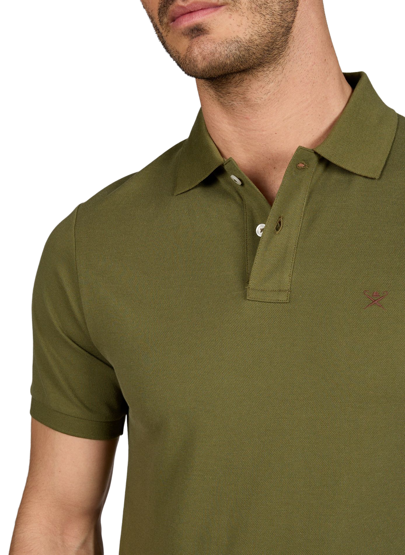 Cotton polo shirt Green