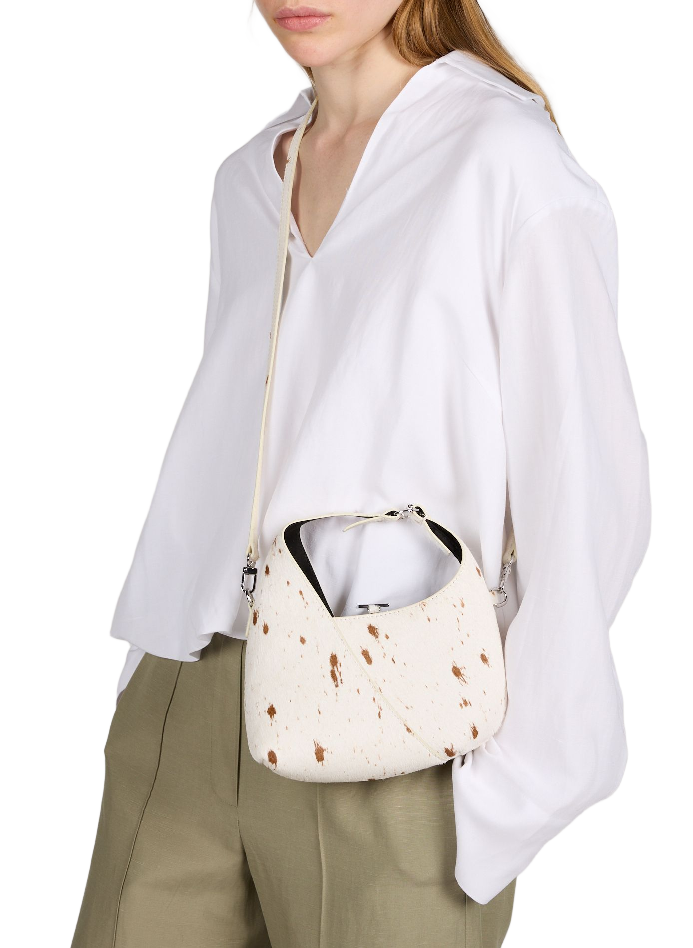 Sac à main Sakaia en cuir SAMSOE SAMSOE Blanc