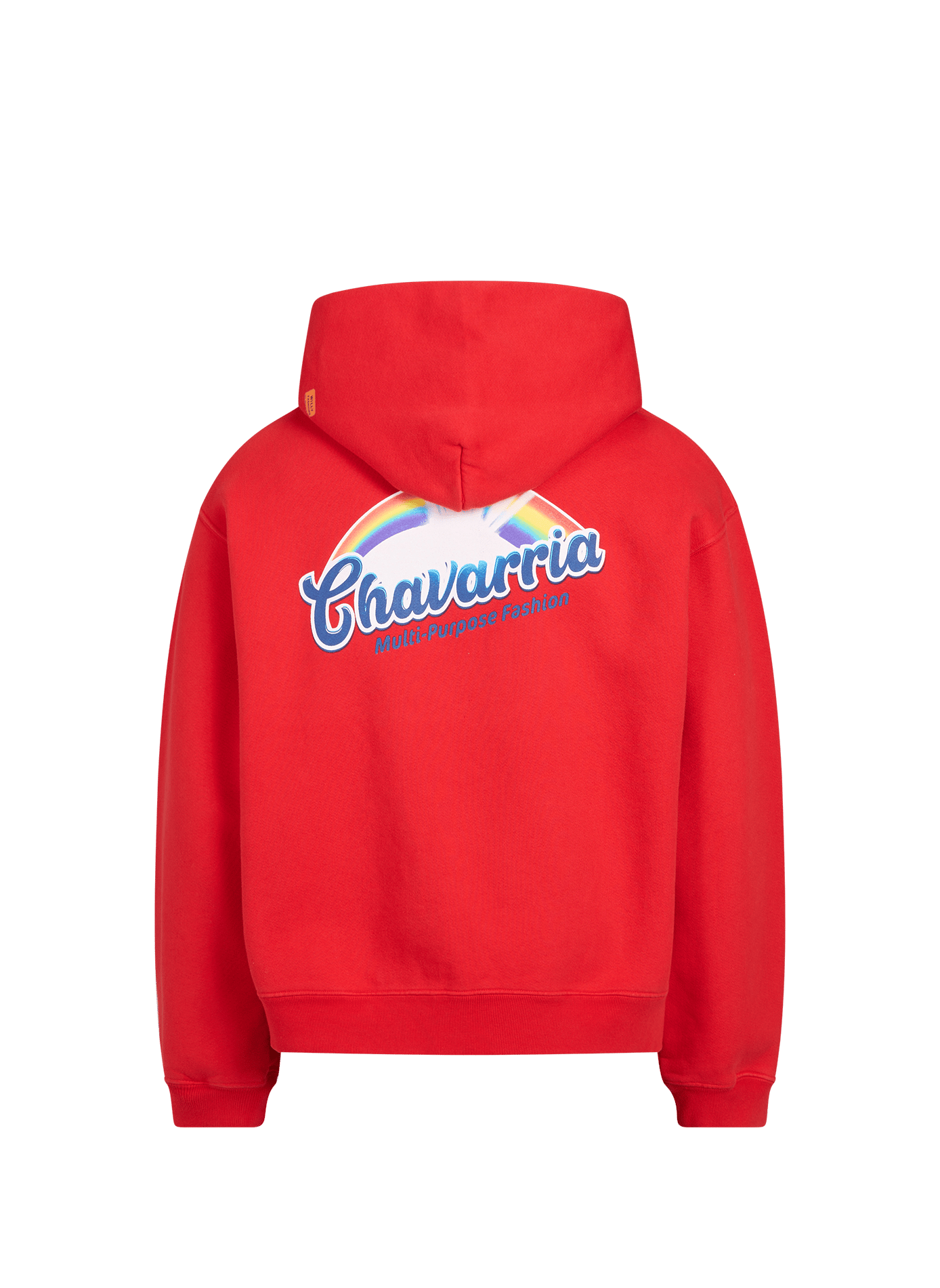 Felpa Fabuloso - Shrunken con cappuccio in cotone WILLY CHAVARRIA Rosso