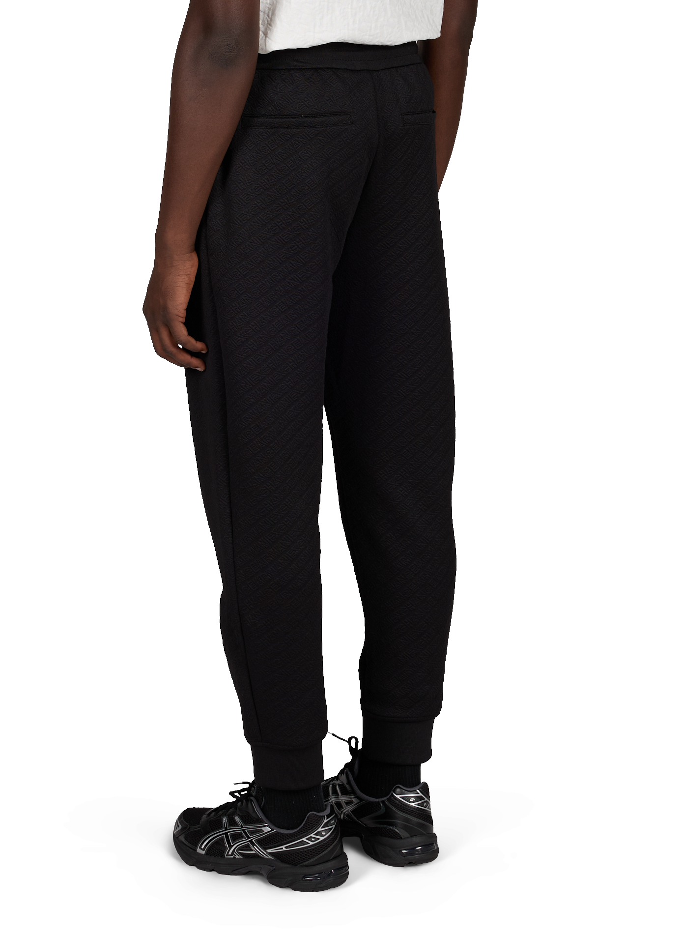 Pantalon de survêtement logotypé ARMANI EXCHANGE Noir