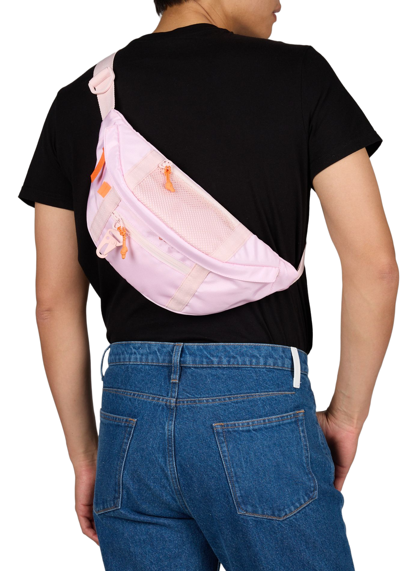 Sac banane Pitou uni zippé GERTRUDE ET GASTON Rose