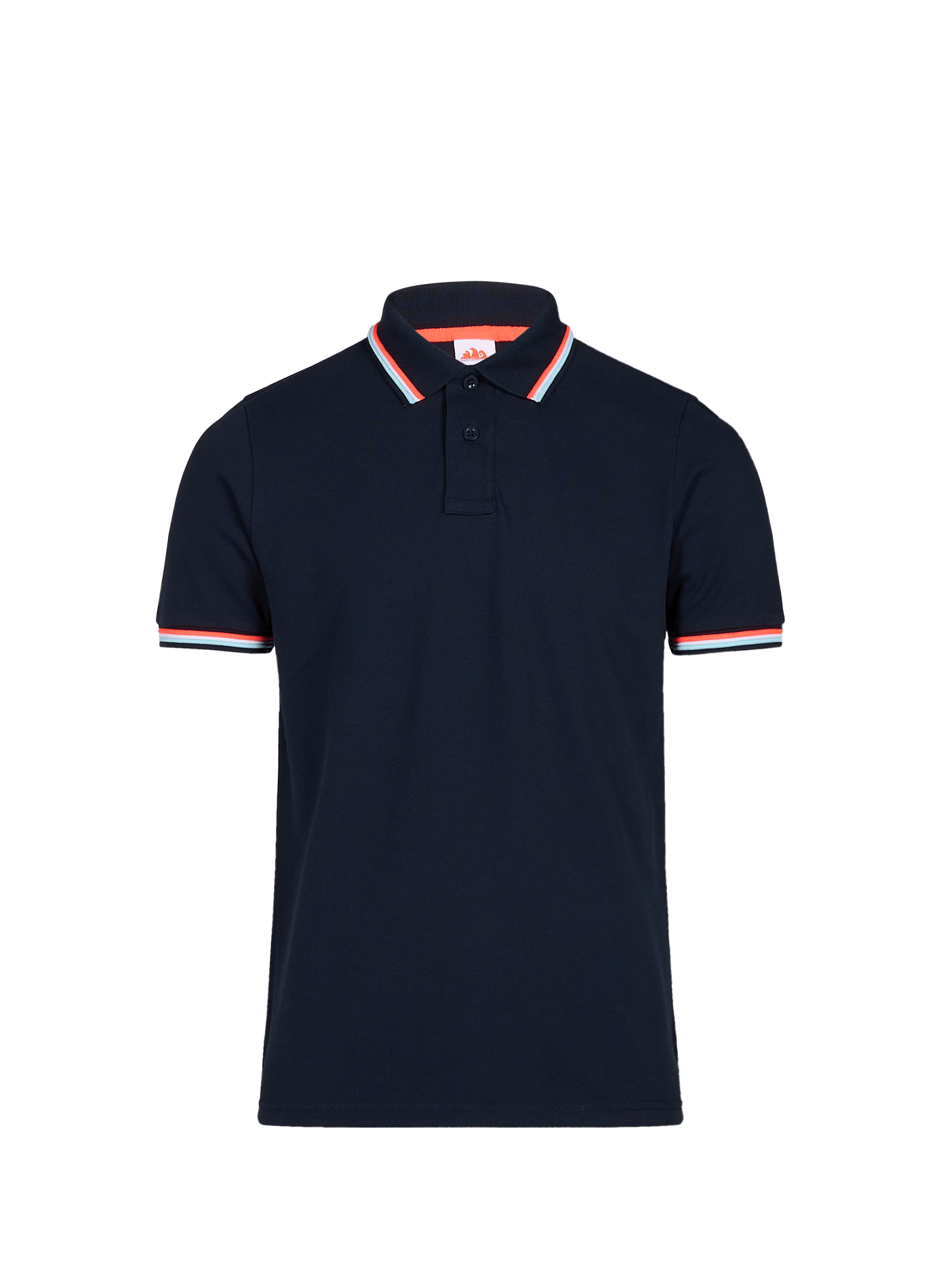 Cotton-blend polo shirt SUNDEK Blue
