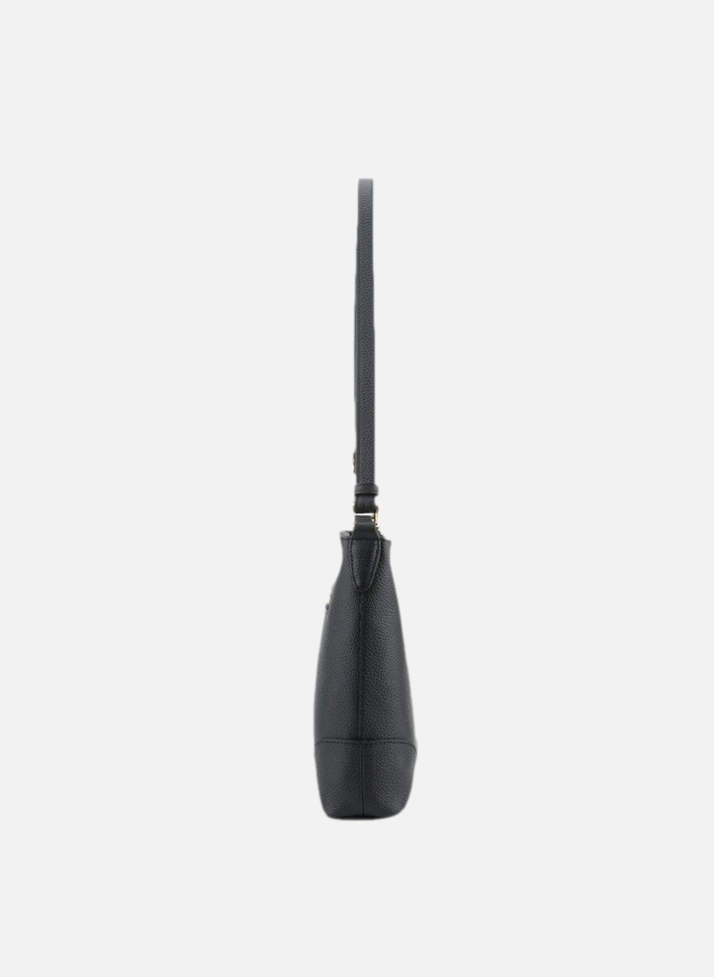 110 magnet | sac porté croisé en cuir de veau grainé POURCHET Noir